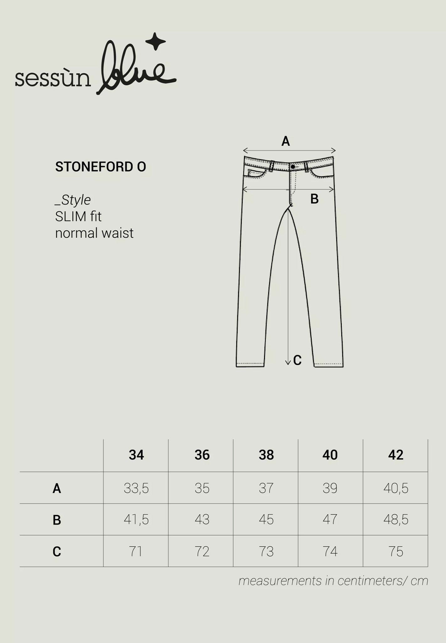 SESSUN - Stoneford O - Authentic Blue - BACKYARD