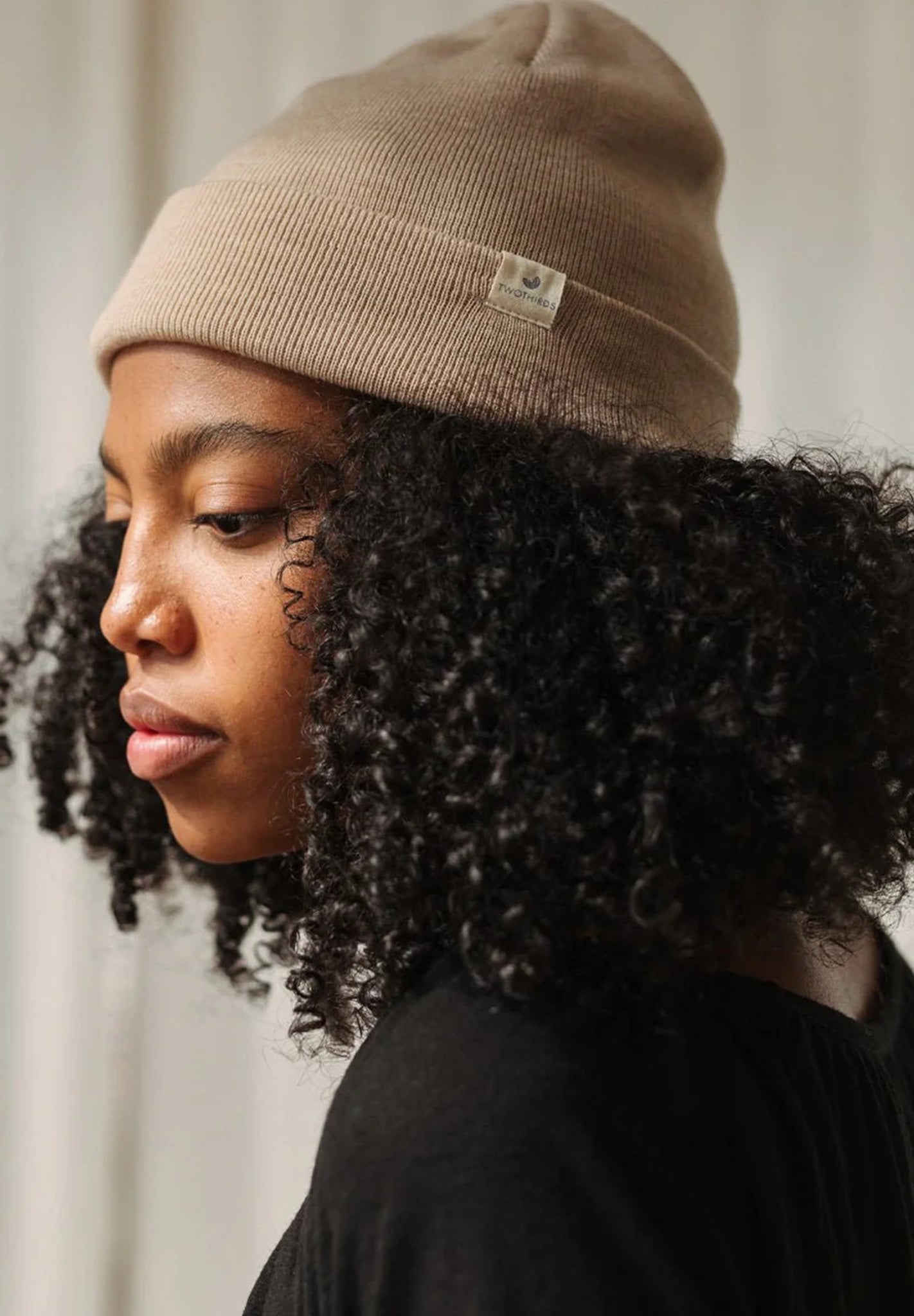 TWOTHIRDS - Merino Beanie - Beige - BACKYARD