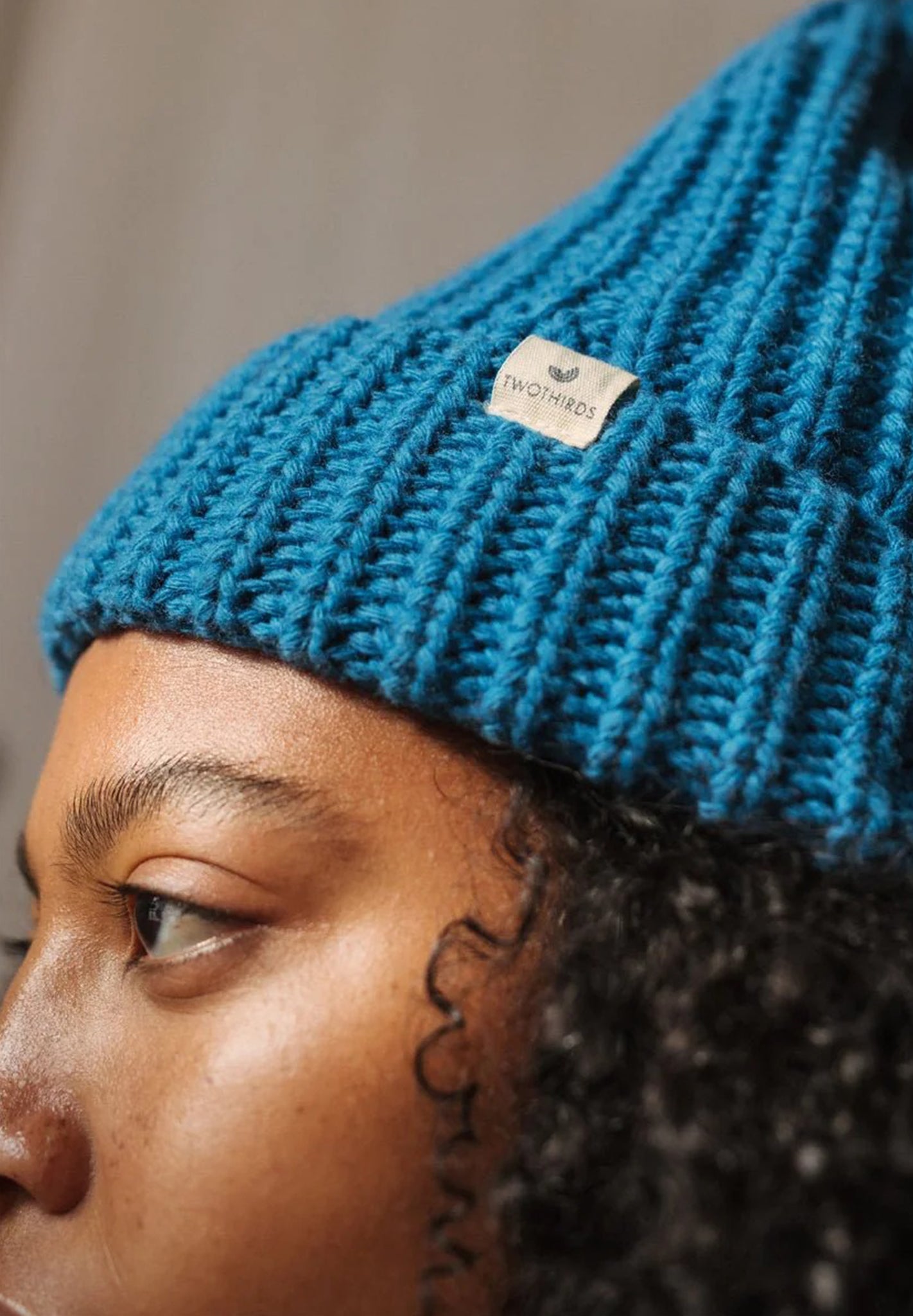 TWOTHIRDS - Ribbed Beanie - Ocean - BACKYARD