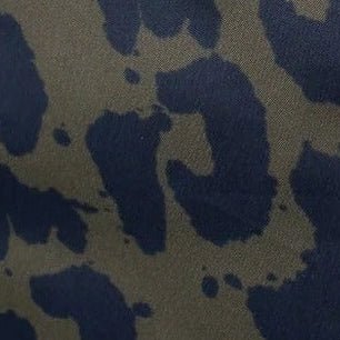 VIVI MARI-Padded Hip Bag Oversized-Leo Splashes Navy Olive-BACKYARD