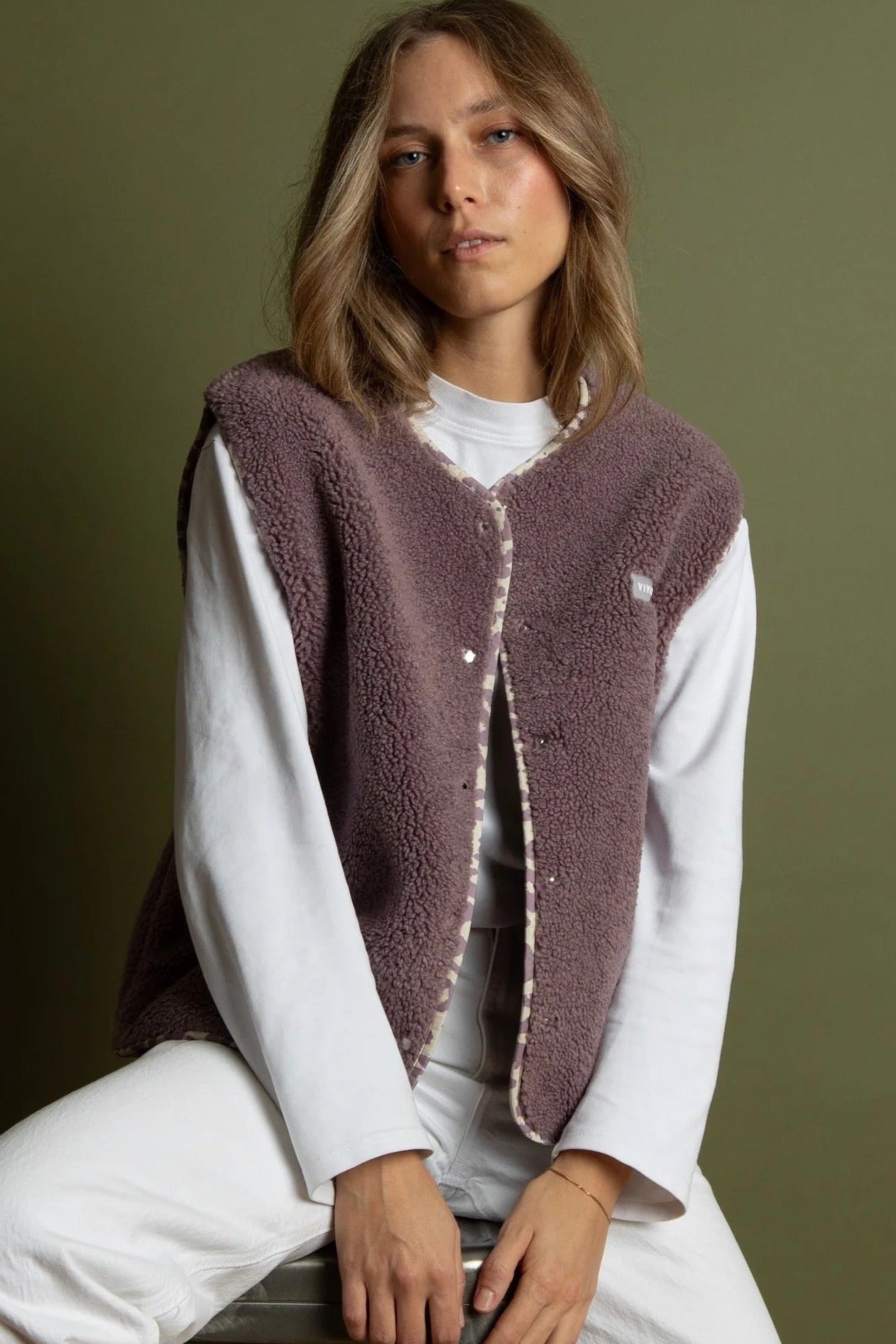 Teddy Fleece Vest