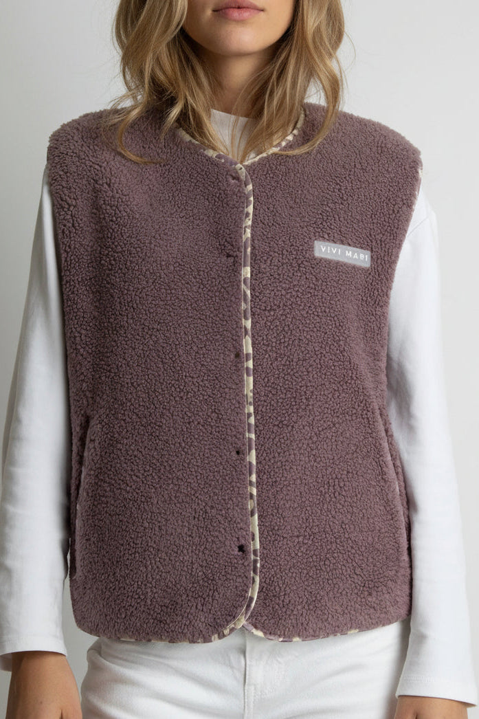 Teddy Fleece Vest