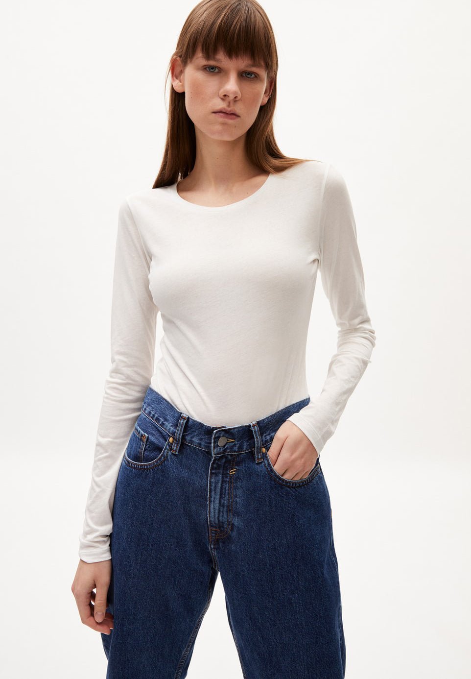 ARMEDANGELS - Enriccaa Soft - Off White - BACKYARD