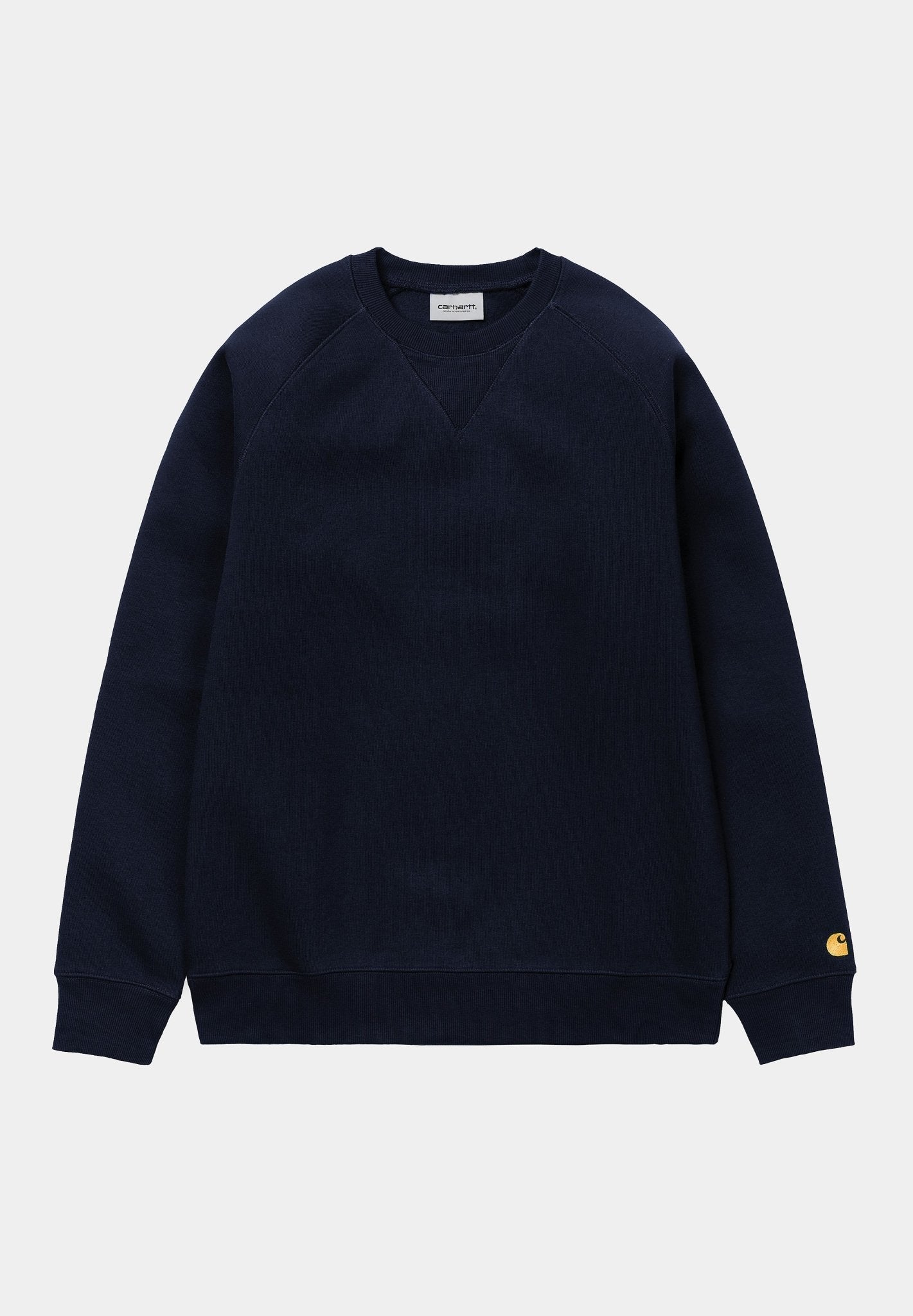 CARHARTT WIP - Chase Sweat - Dark Navy Gold - BACKYARD