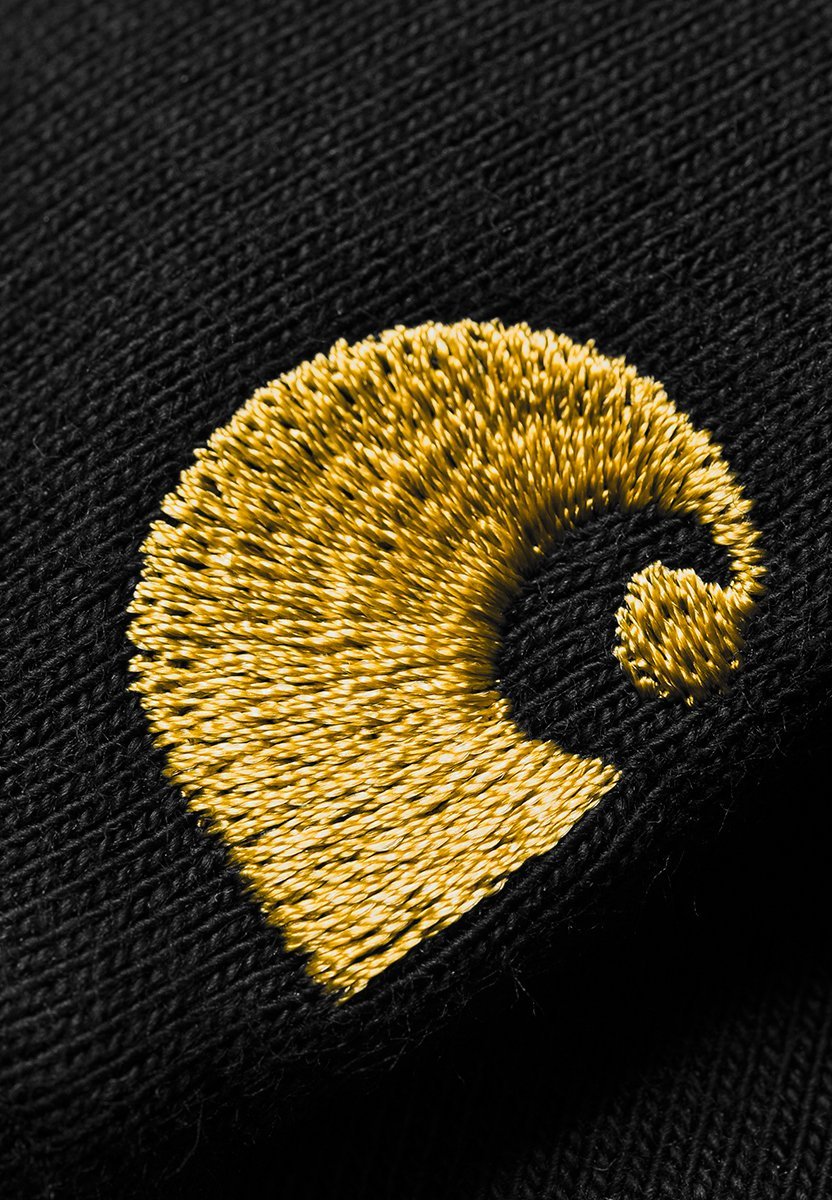 CARHARTT WIP - Chase Sweat - Black Gold - BACKYARD