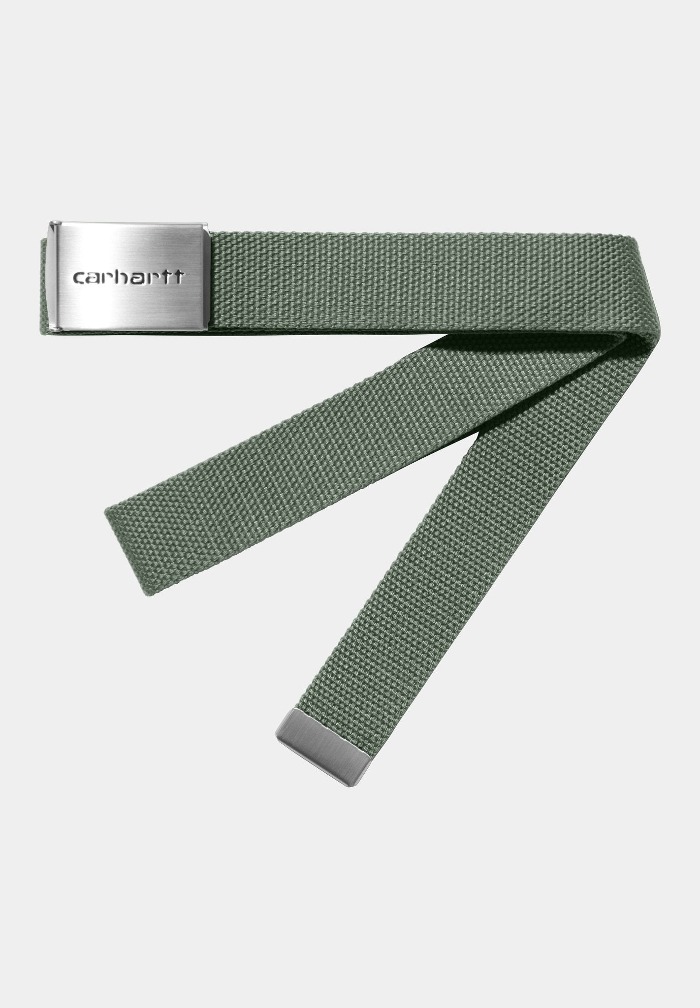 CARHARTT WIP - Clip Belt Chrome - Park - BACKYARD