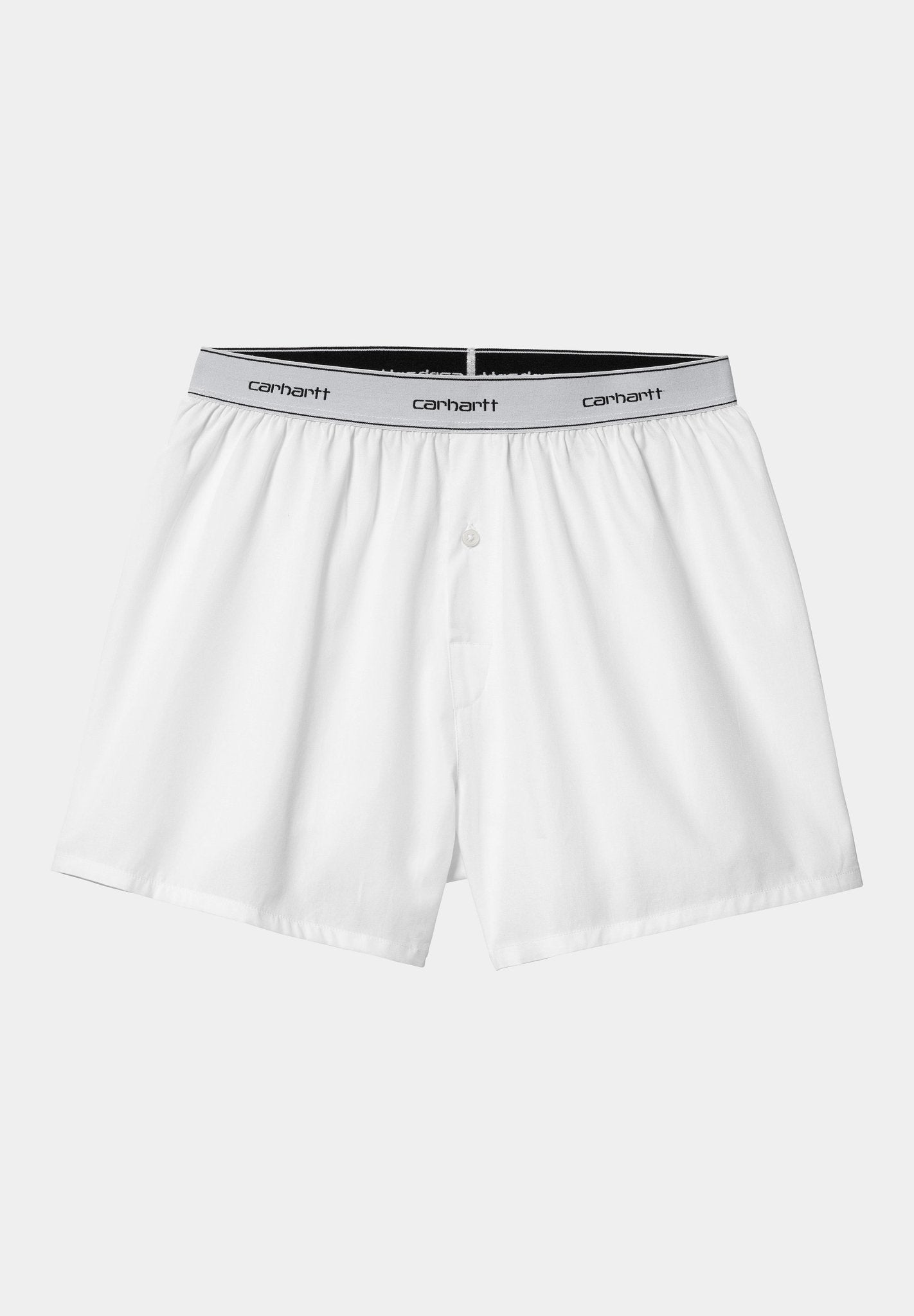 CARHARTT WIP - Cotton Script Boxers - White - BACKYARD