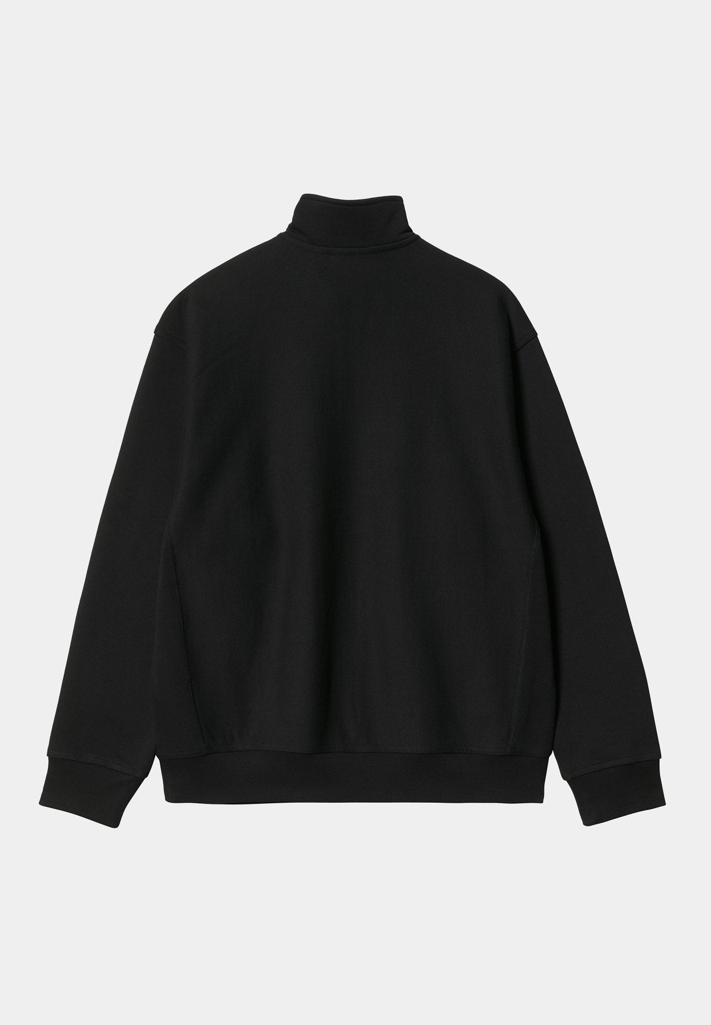 CARHARTT WIP - Half Zip American Script Sweat - Black - BACKYARD