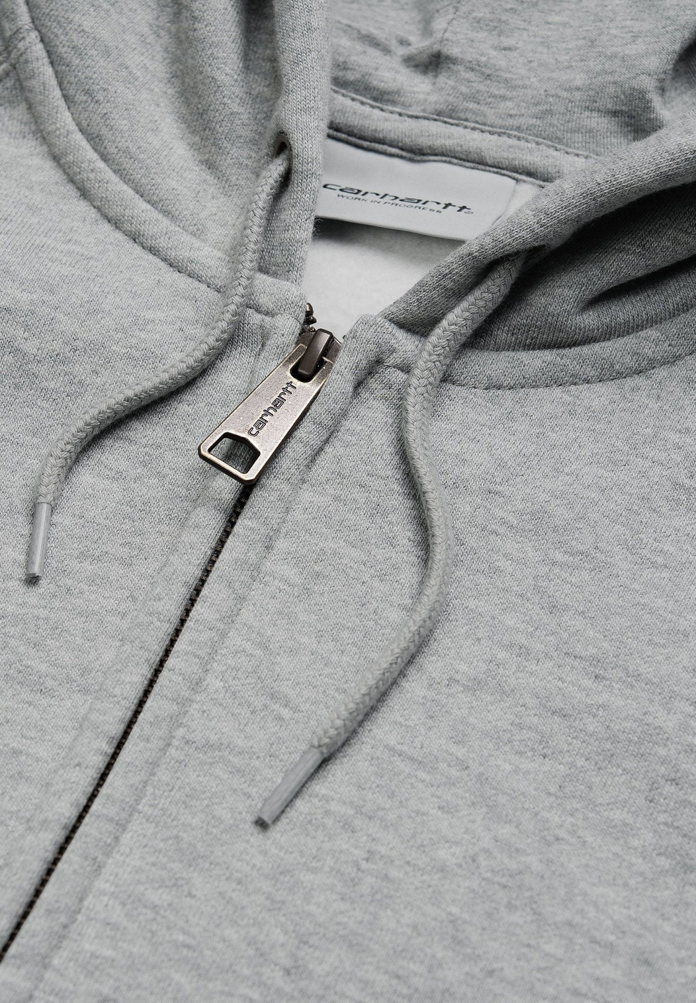 CARHARTT WIP - Hooded Chase Jacket - Grey Heather Gold - BACKYARD