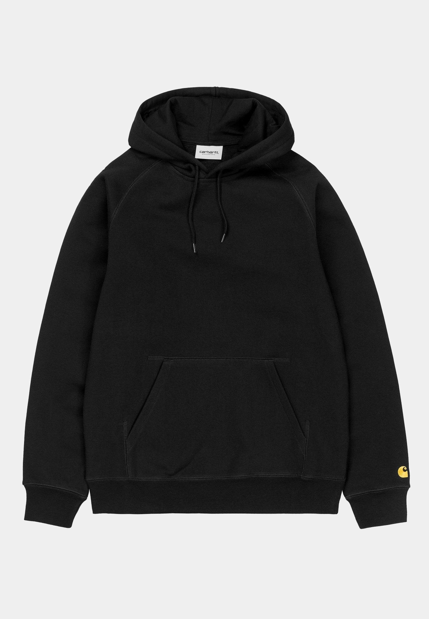CARHARTT WIP - Hooded Chase Sweat - Black Gold - BACKYARD