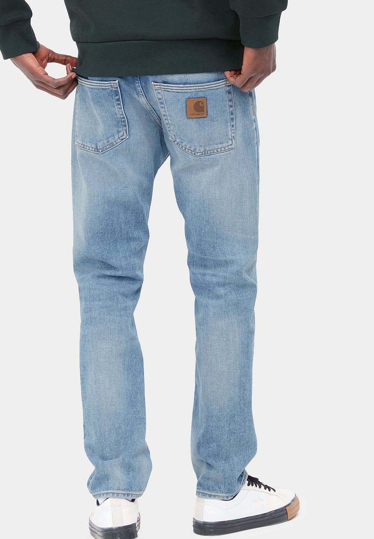 CARHARTT WIP - Klondike Pant - Blue Light Used Wash - BACKYARD