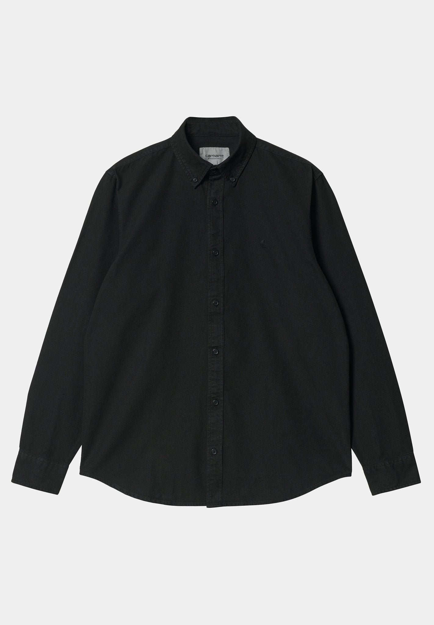 CARHARTT WIP - L/S Bolton Shirt - Black - BACKYARD