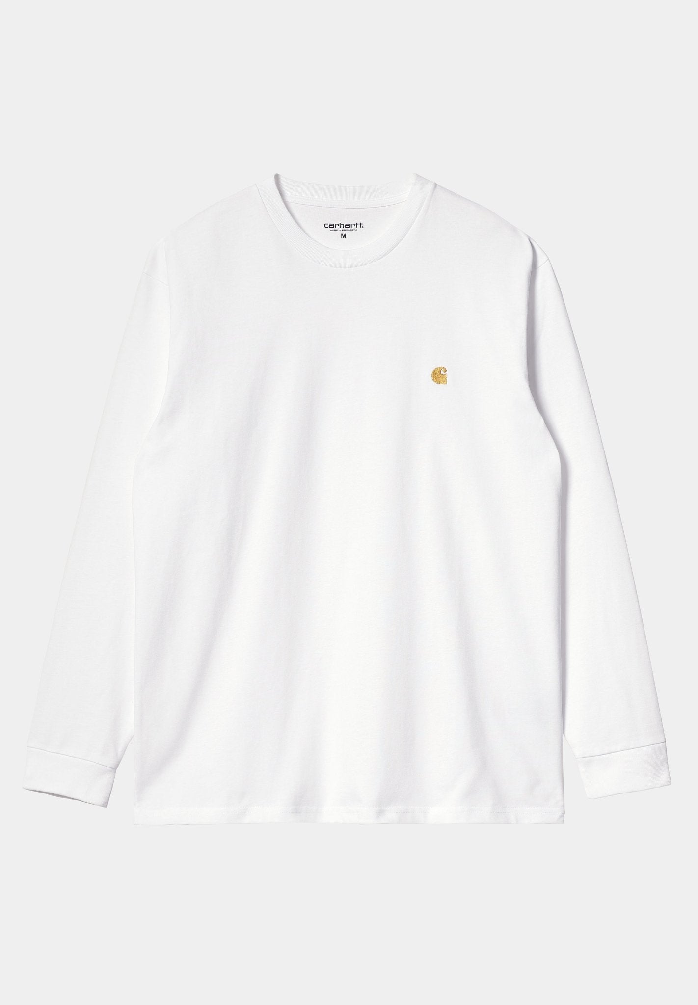 CARHARTT WIP - L/S Chase T-Shirt - White Gold - BACKYARD