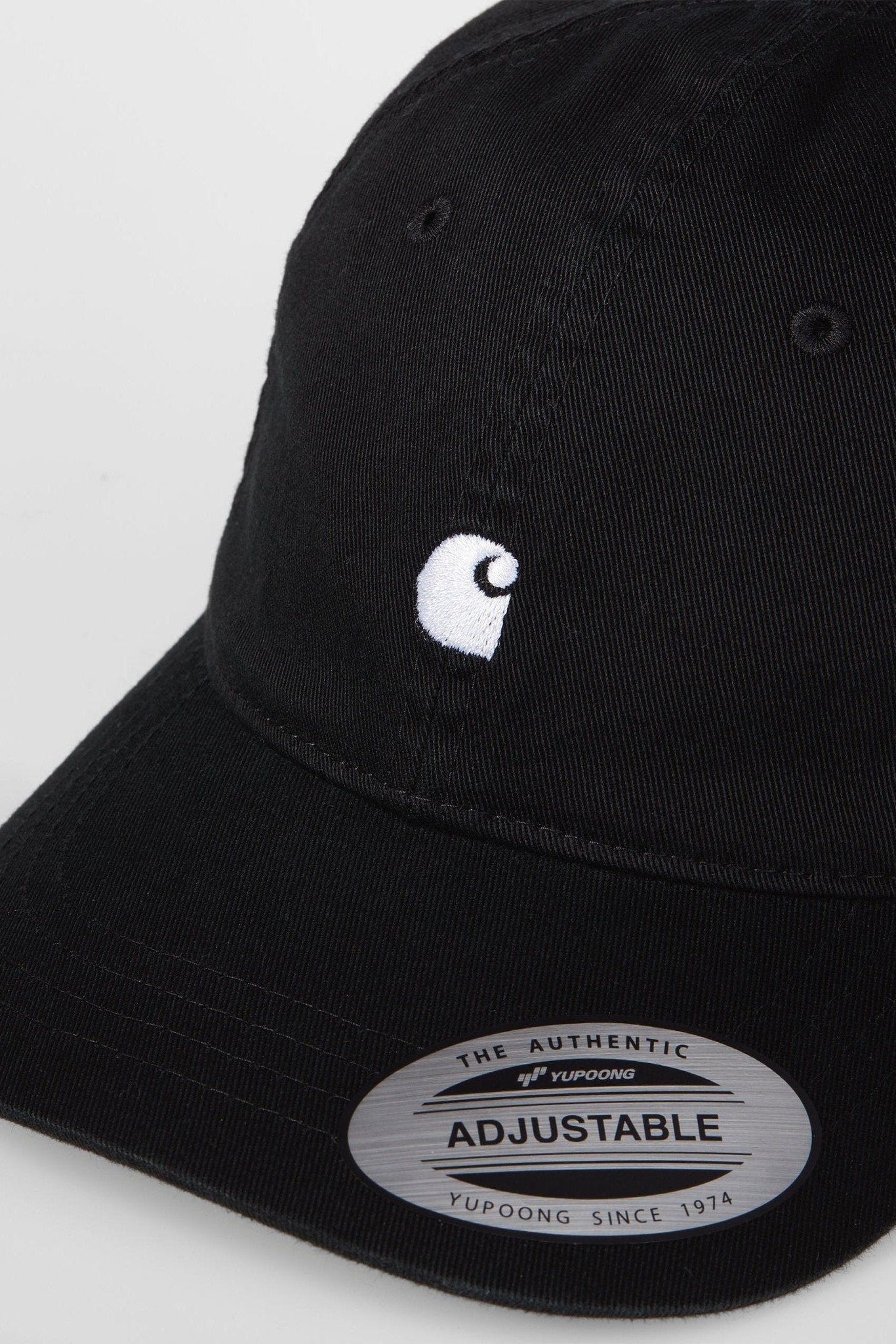 CARHARTT WIP - Madison Logo Cap - Black White - BACKYARD