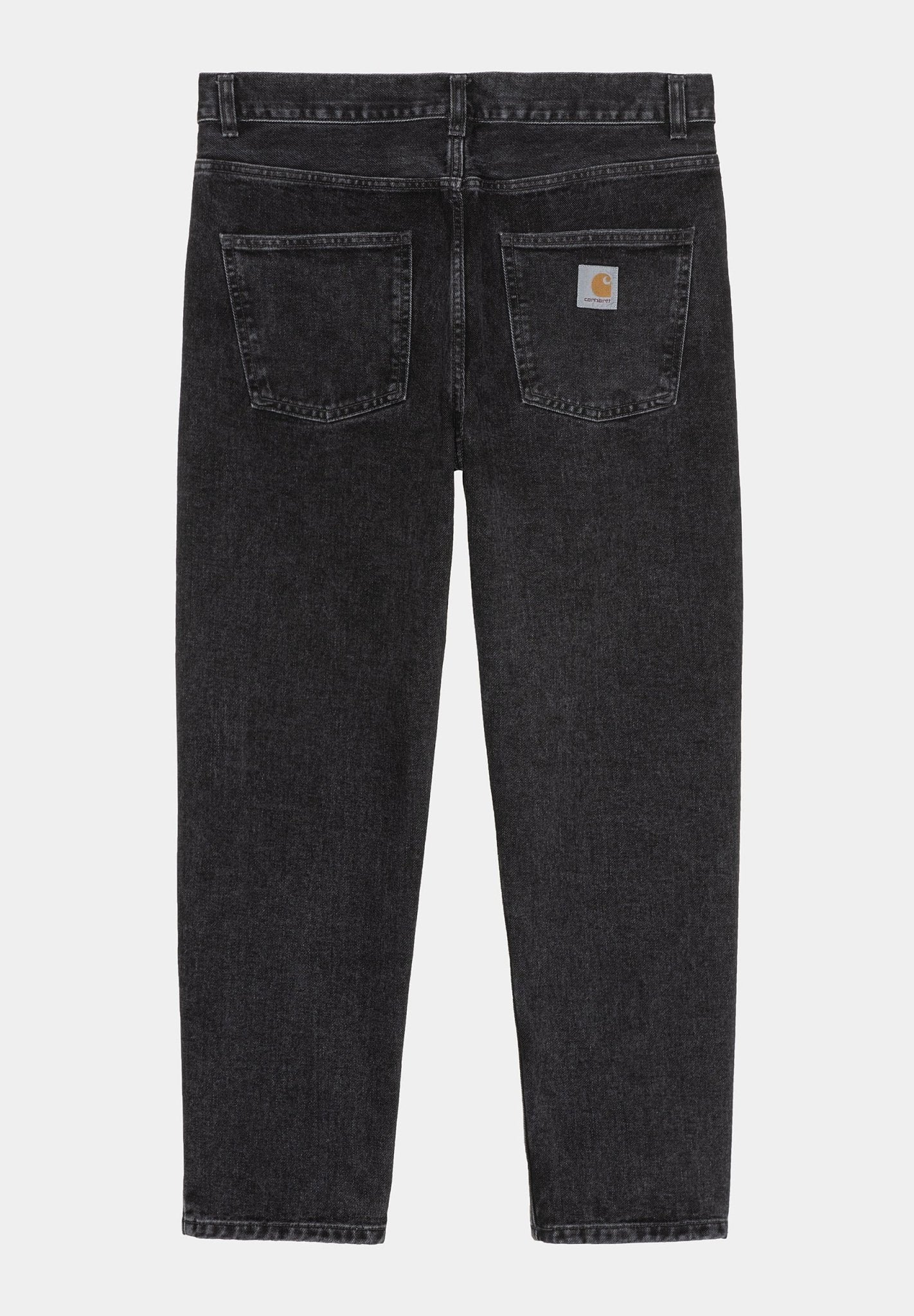 CARHARTT WIP - Newel Pant - Black Stone Washed - BACKYARD