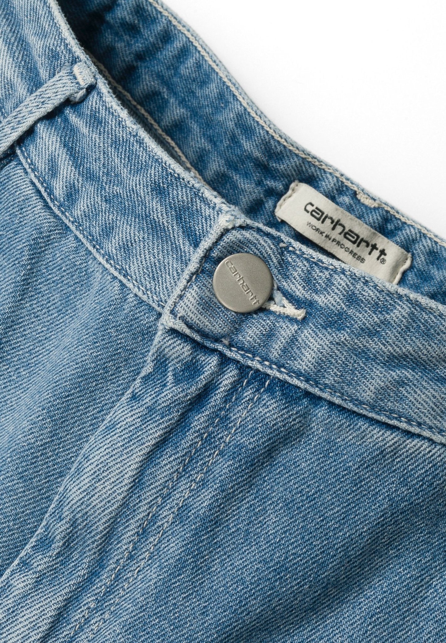 CARHARTT WIP - W' Pierce Pant - Blue Light Stone Washed - BACKYARD