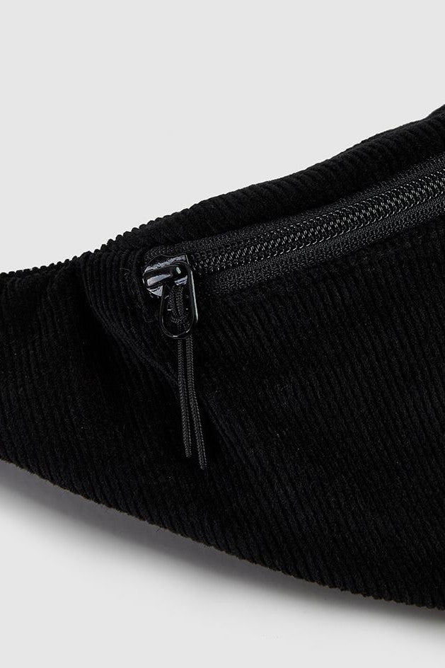 CLEPTOMANICX - Healer Cord Hipbag - Black - BACKYARD