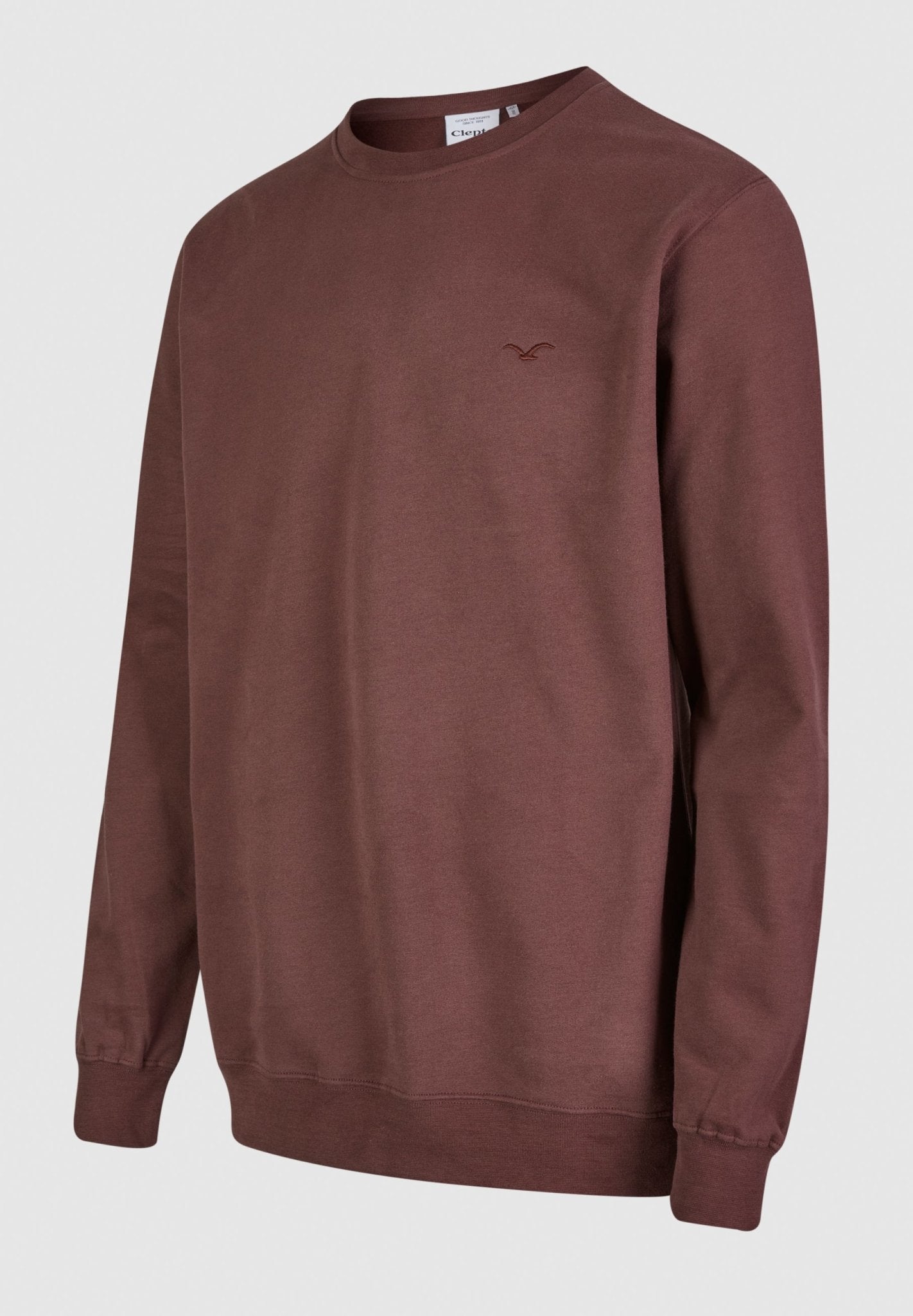 CLEPTOMANICX - Ligull Crewneck - Decadent Chocolate - BACKYARD