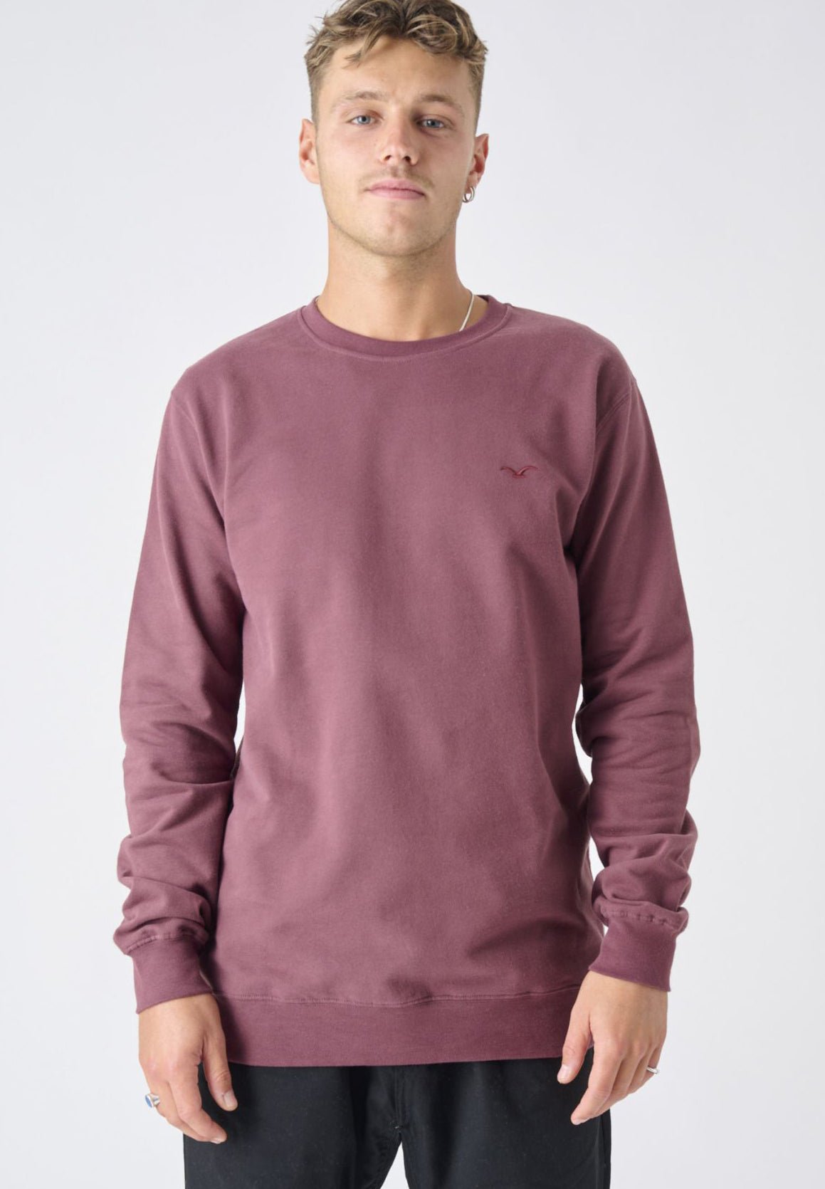 CLEPTOMANICX - Ligull Crewneck - Decadent Chocolate - BACKYARD