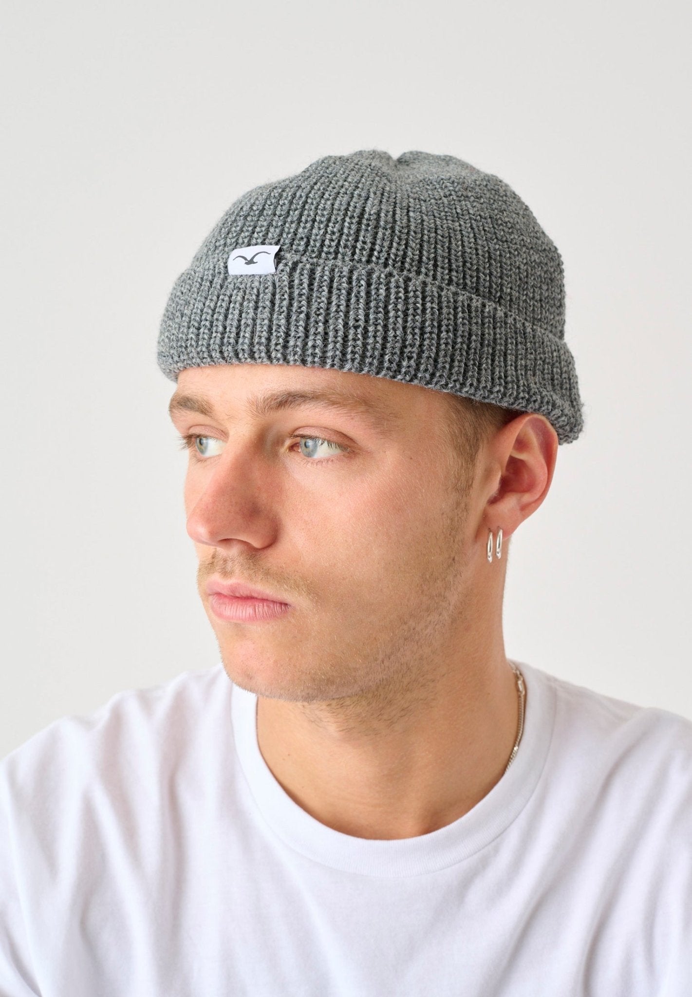CLEPTOMANICX - Walo Beanie - Heather Gray - BACKYARD