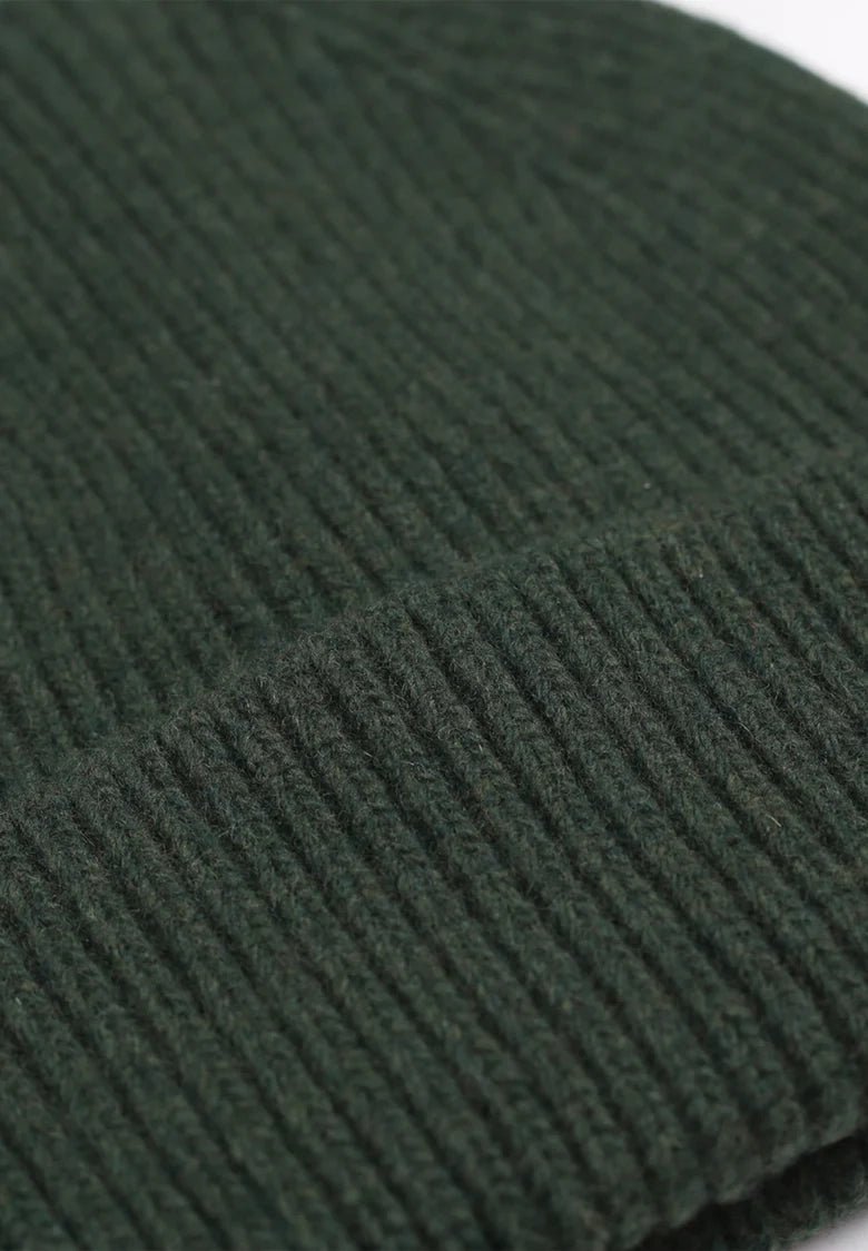 COLORFUL STANDARD - Merino Wool Beanie - Emerald Green - BACKYARD