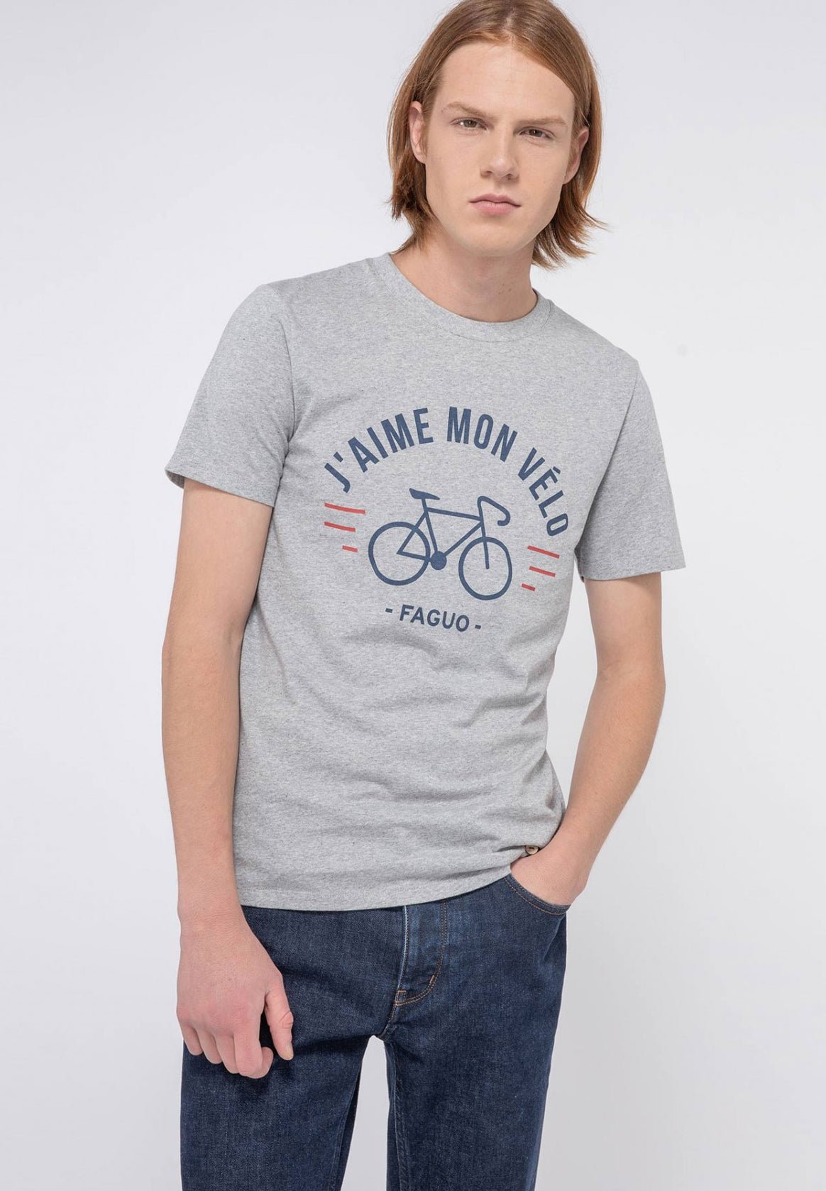 FAGUO - Arcy T-Shirt Cotton - Grey - BACKYARD