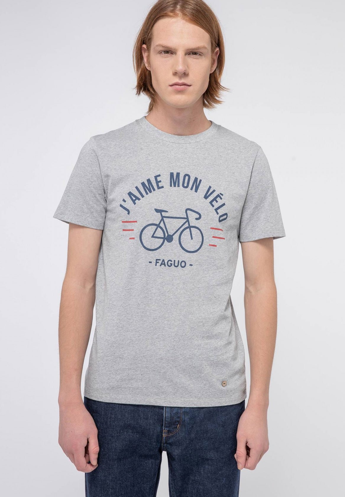 FAGUO - Arcy T-Shirt Cotton - Grey - BACKYARD