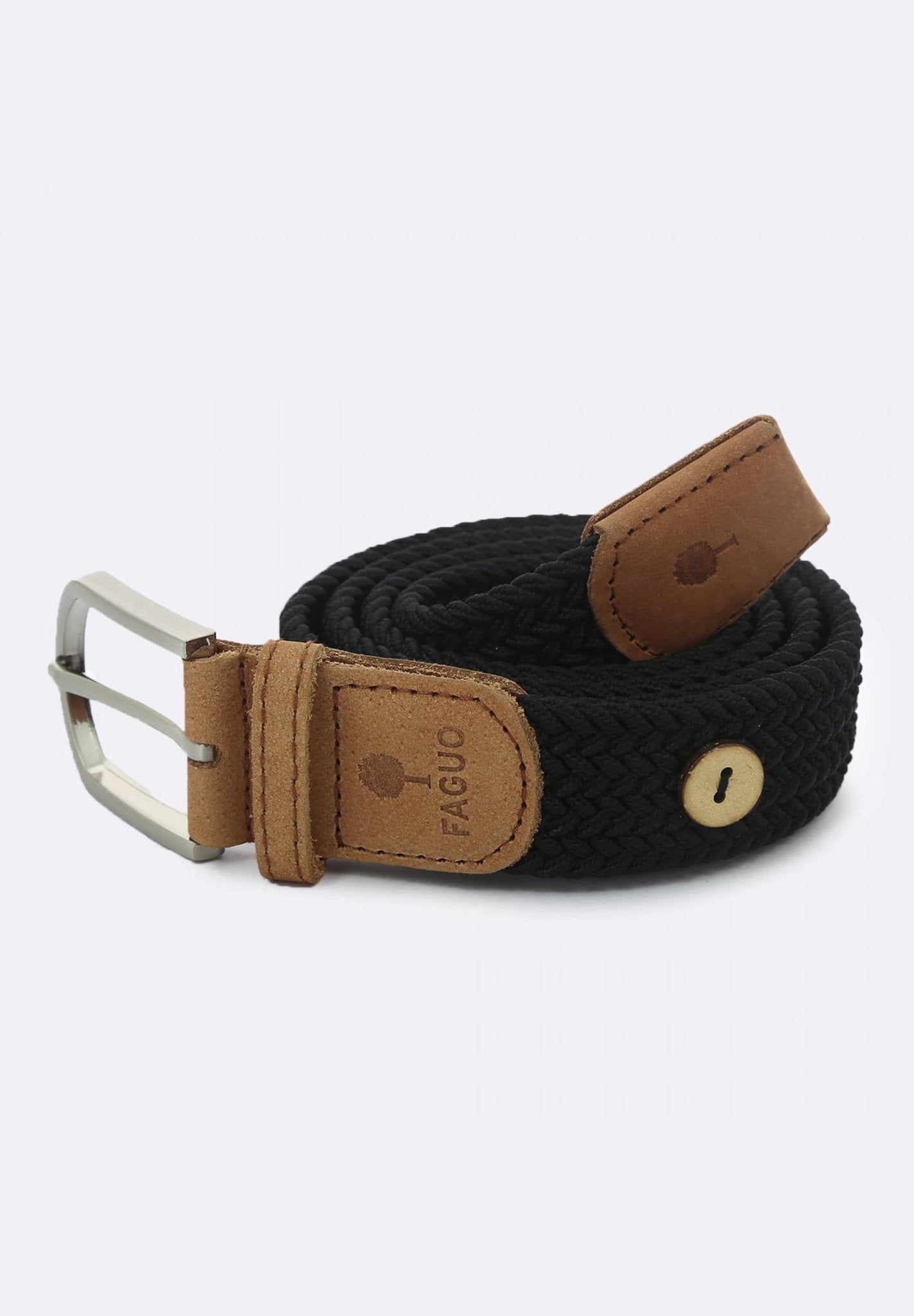 FAGUO - Belt Nylon Solid - Black - BACKYARD