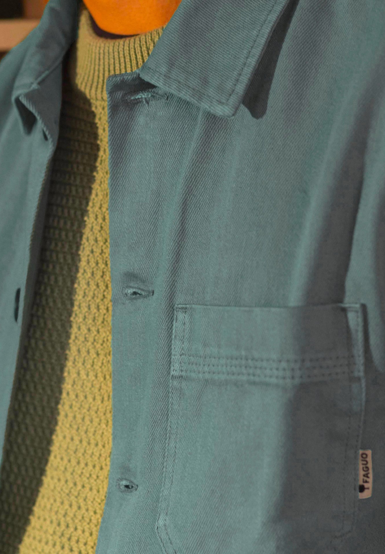 FAGUO - Lorge Outerwear Woven - Blue 76 - BACKYARD