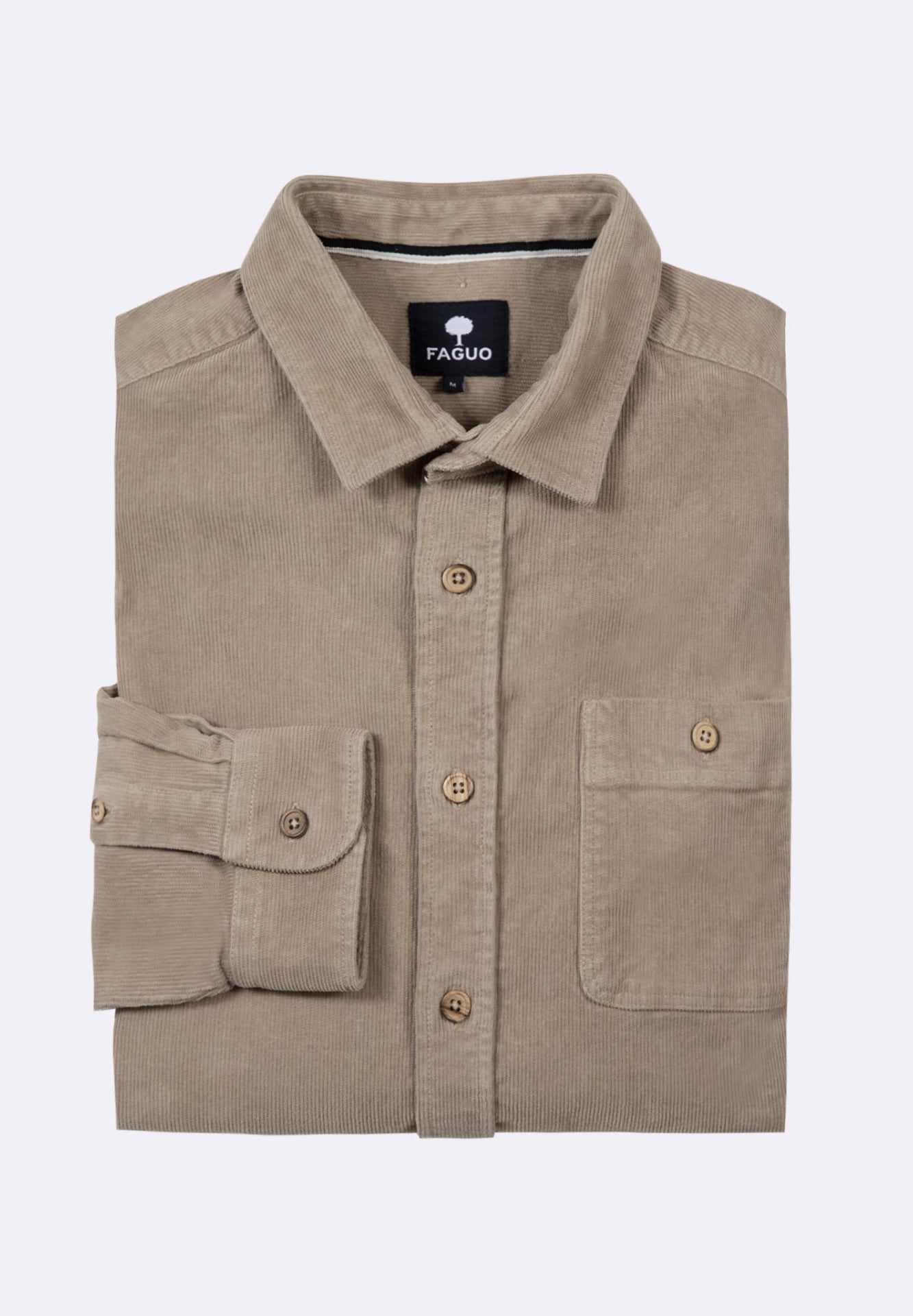 FAGUO - Onca Shirt Woven - Light Beige - BACKYARD