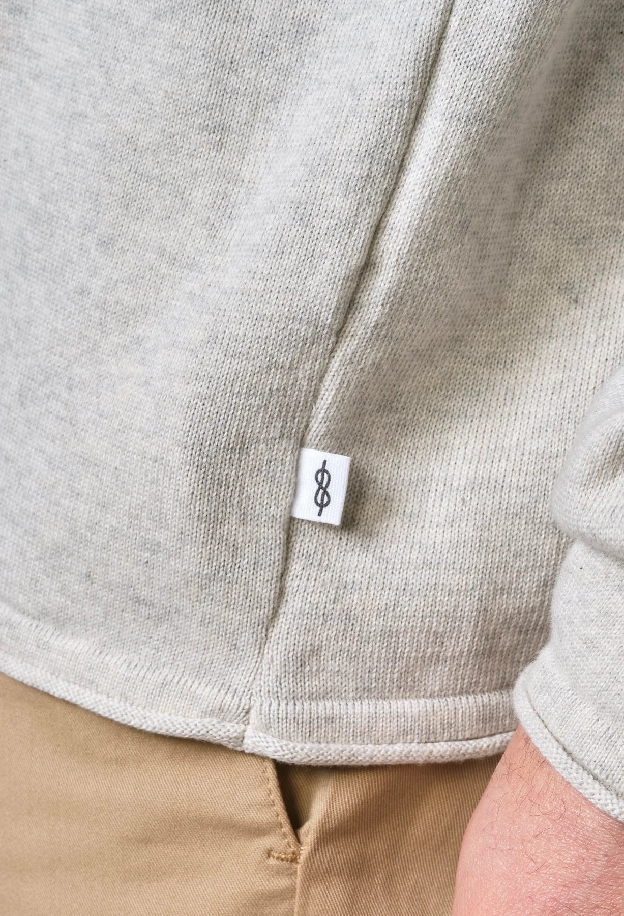 KLITMOLLER COLLECTIVE - Noah Knit - Cream Melange - BACKYARD