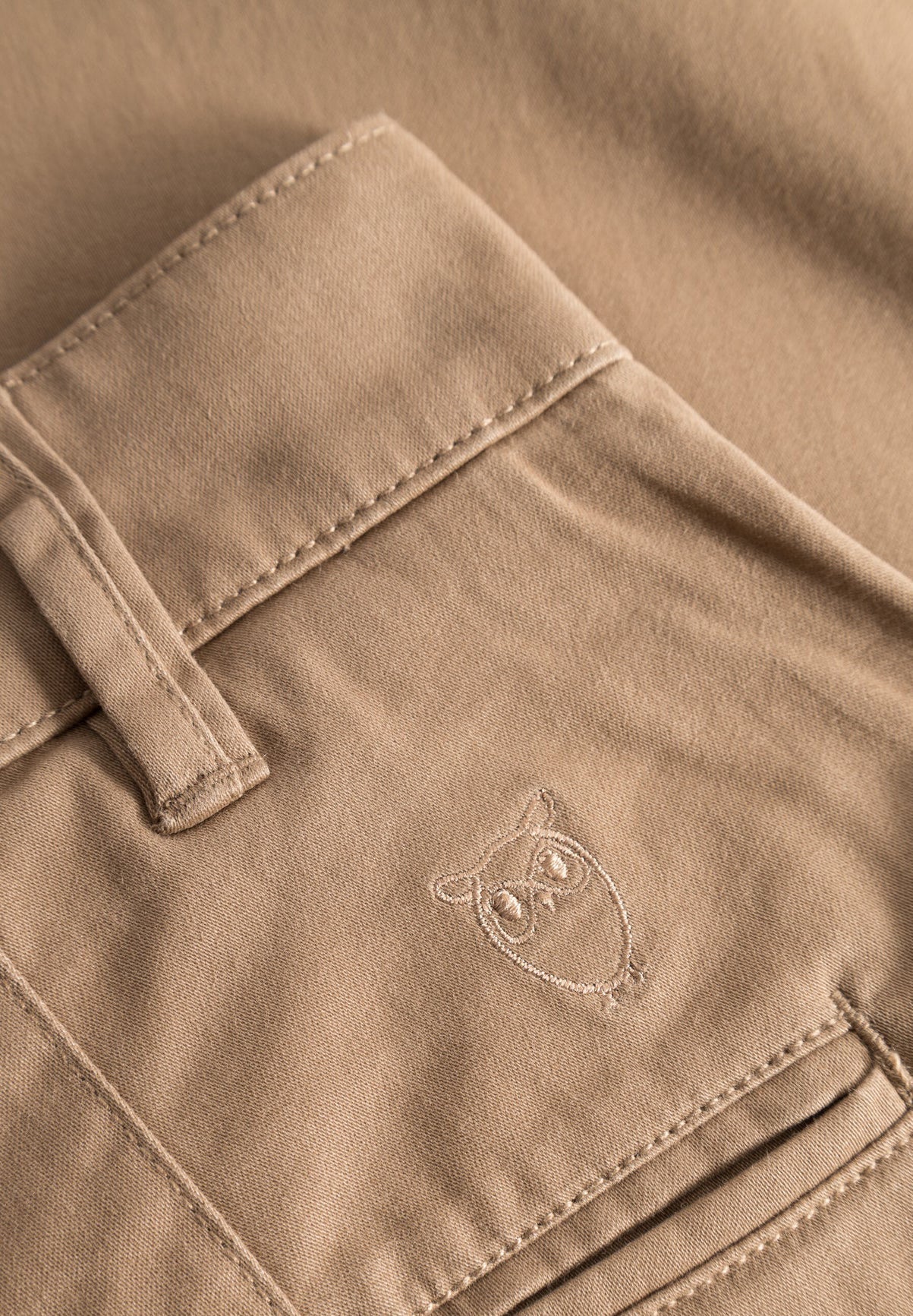 KNOWLEDGE COTTON - Luca Slim Twill Chino Pants - Tuffet - BACKYARD