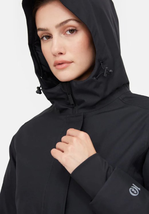 TENTREE - W Daily Parka - Jet Black - BACKYARD