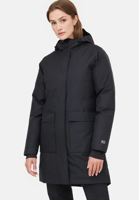 TENTREE - W Daily Parka - Jet Black - BACKYARD