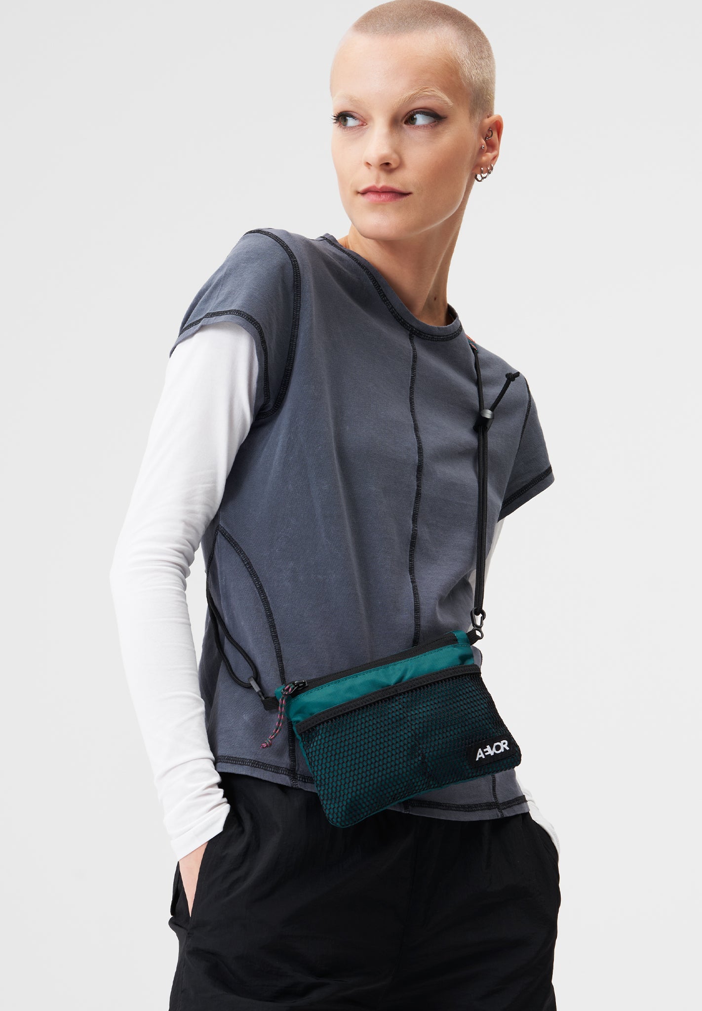 AEVOR - Chest Pouch - Ripstop Evergreen - BACKYARD