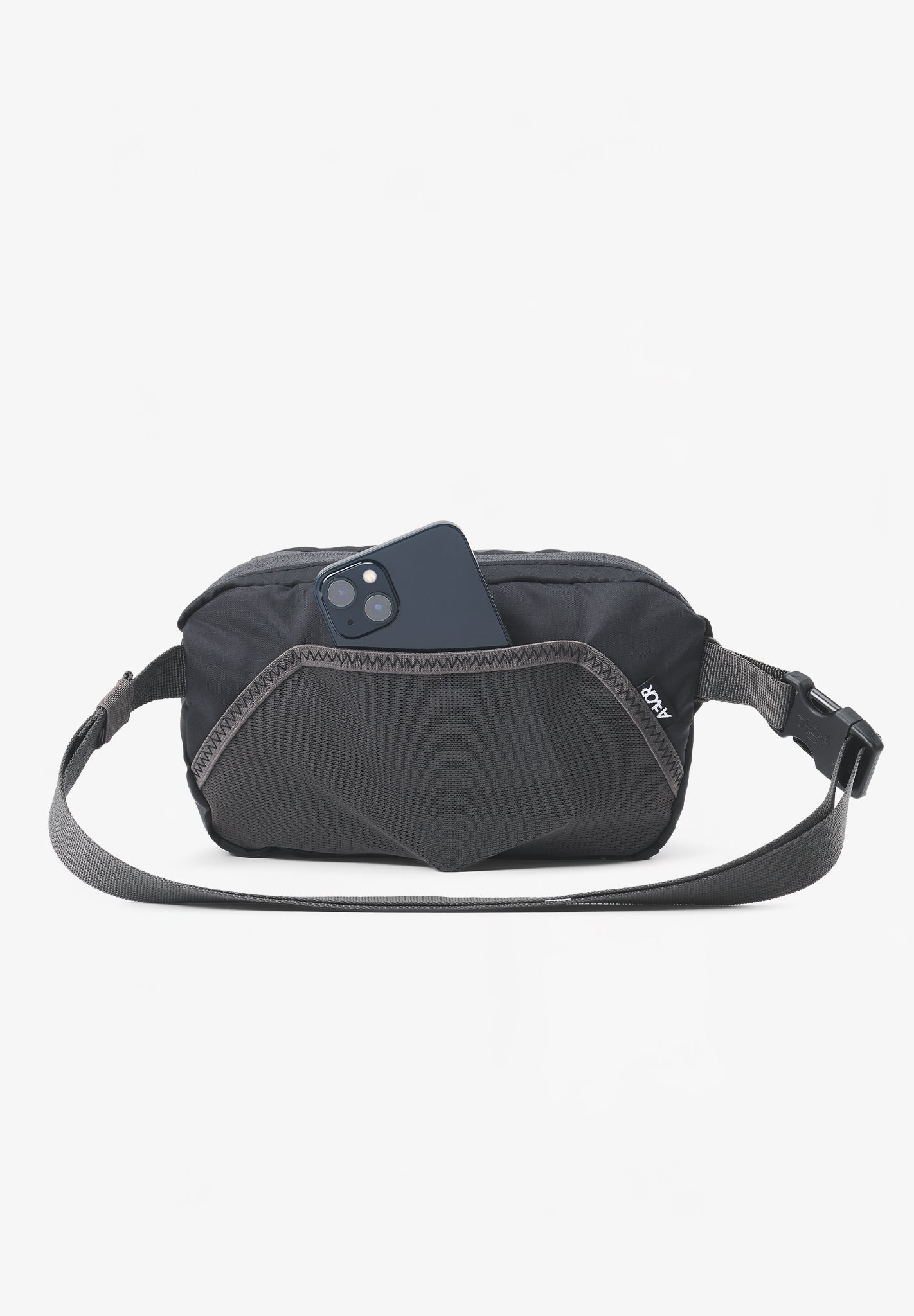 AEVOR - Hip Bag Ease - Ripstop Charcoal Black - BACKYARD