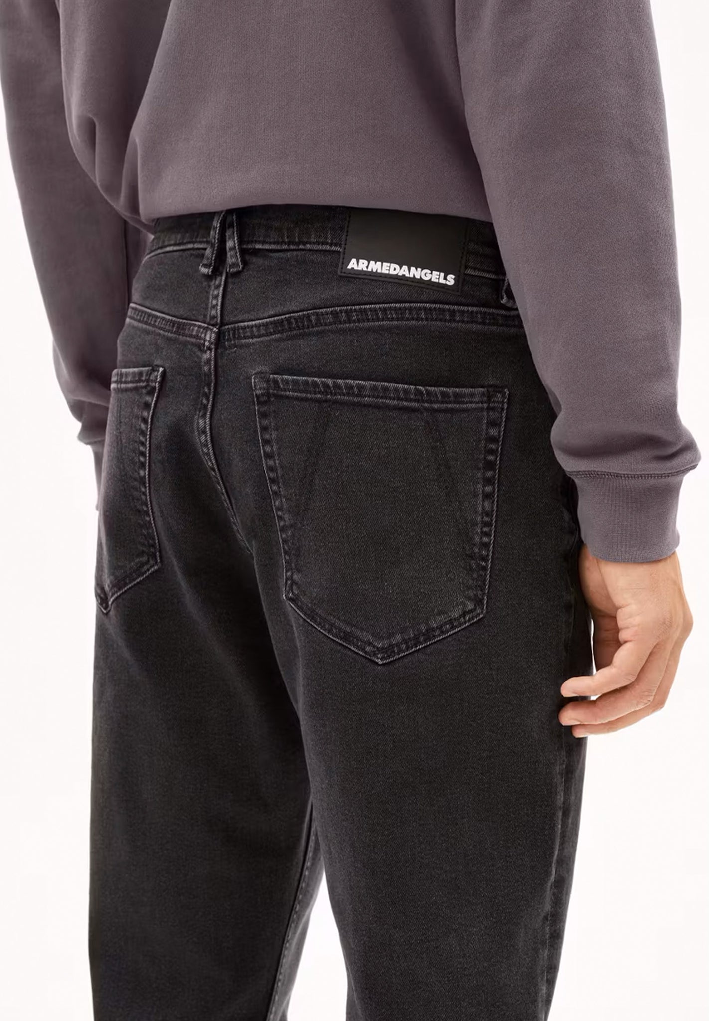 ARMEDANGELS - Aarjo Tarpa - Black Washed Authentic - BACKYARD