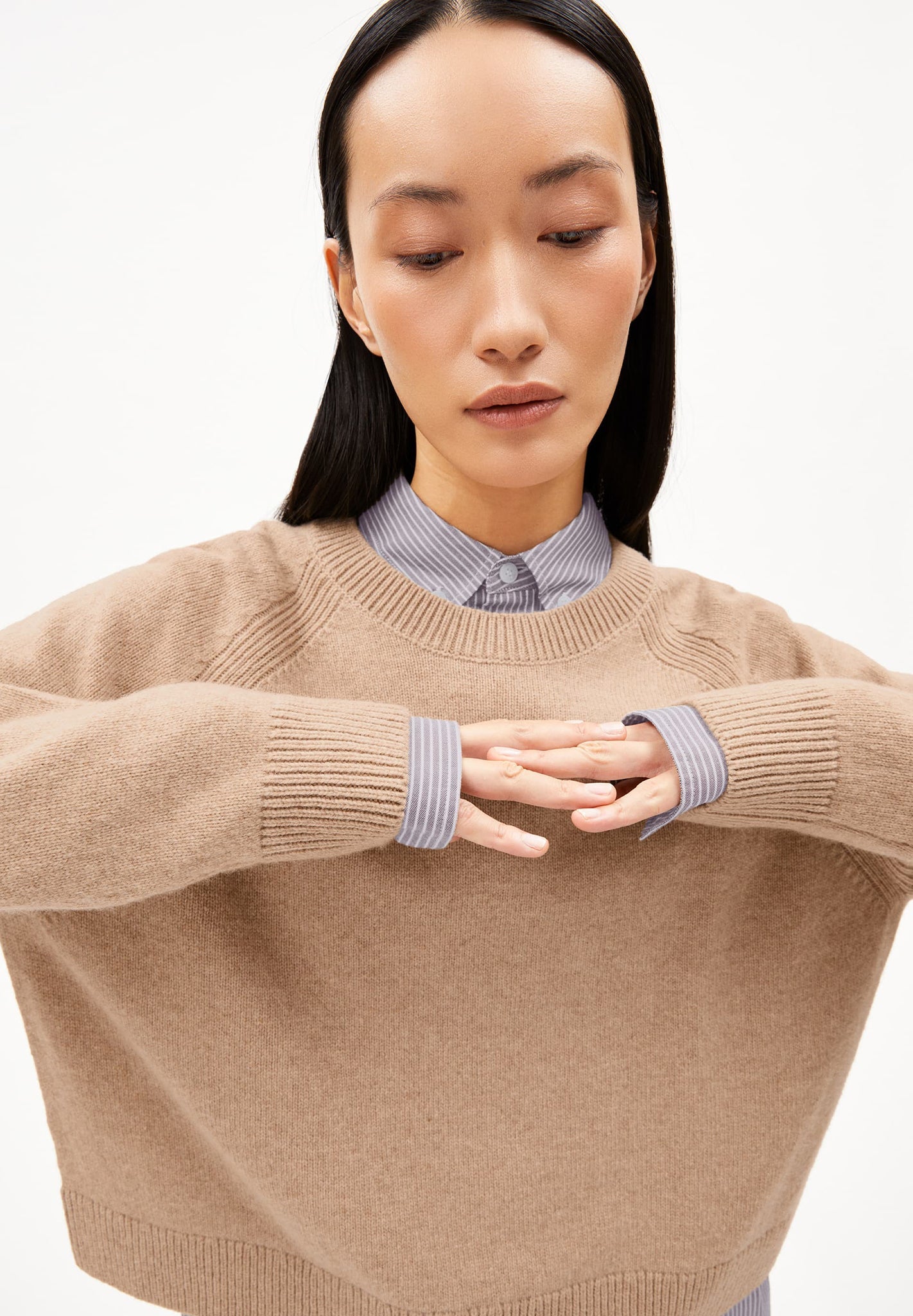 ARMEDANGELS - Diliriaa Reglana - Cinnamon Dust Melange - BACKYARD