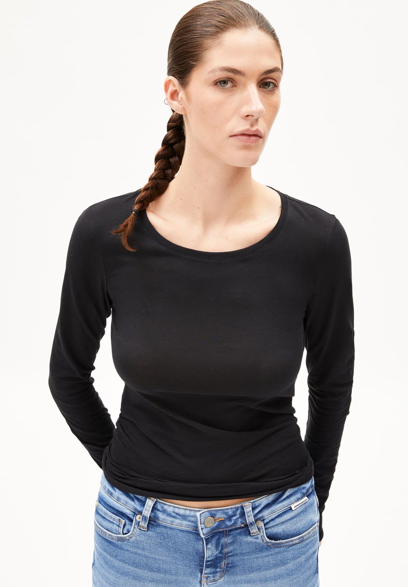 ARMEDANGELS - Einiaara Soft - Black - BACKYARD