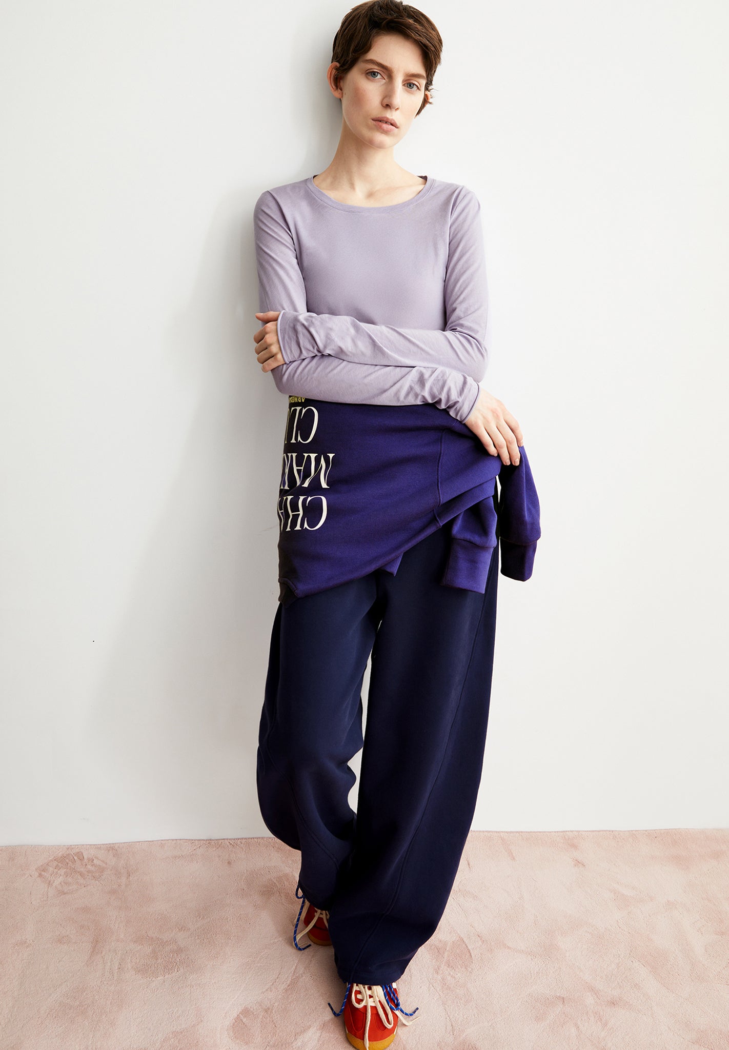 ARMEDANGELS - Einiaara Soft - Frozen Lavender - BACKYARD