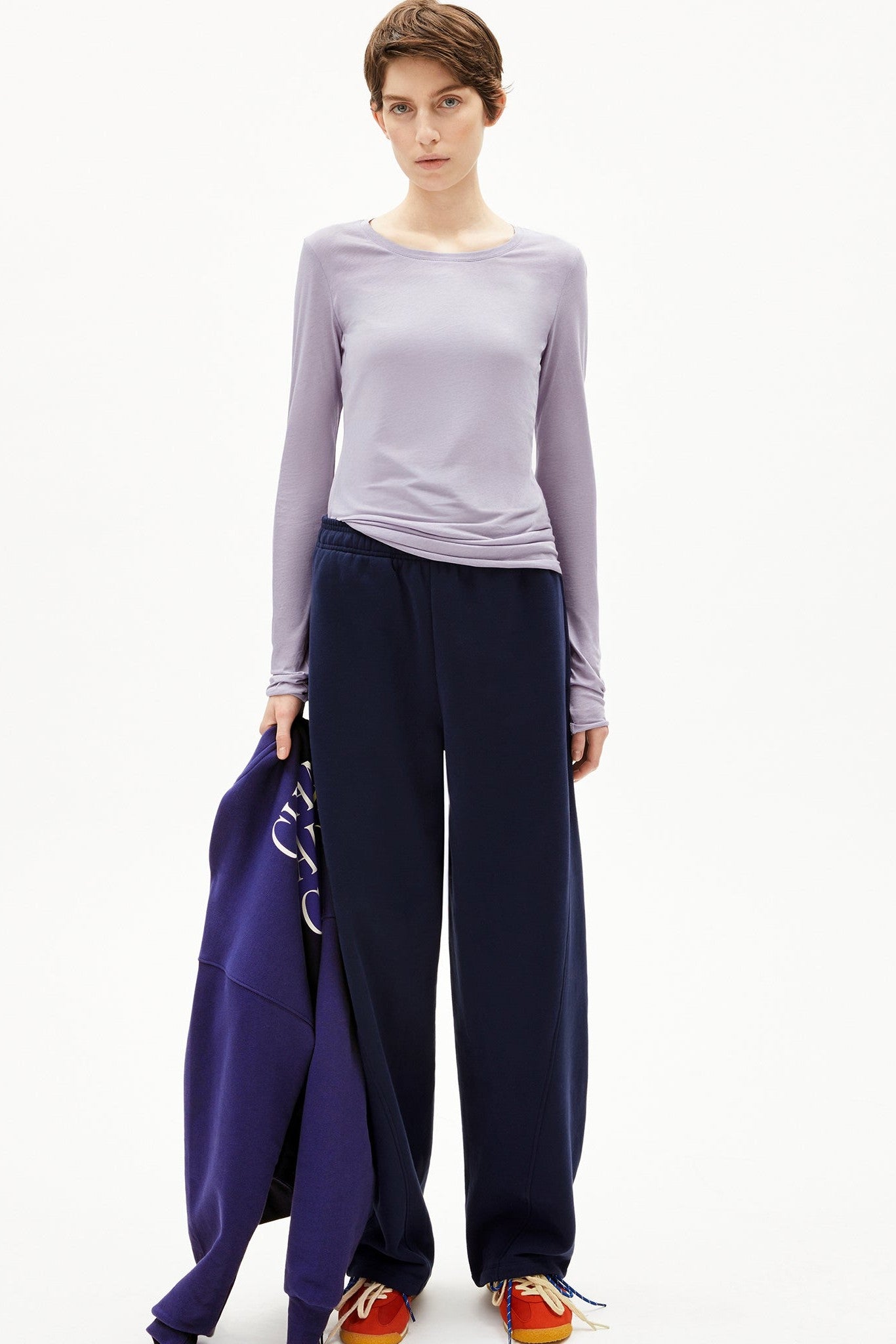 ARMEDANGELS - Einiaara Soft - Frozen Lavender - BACKYARD