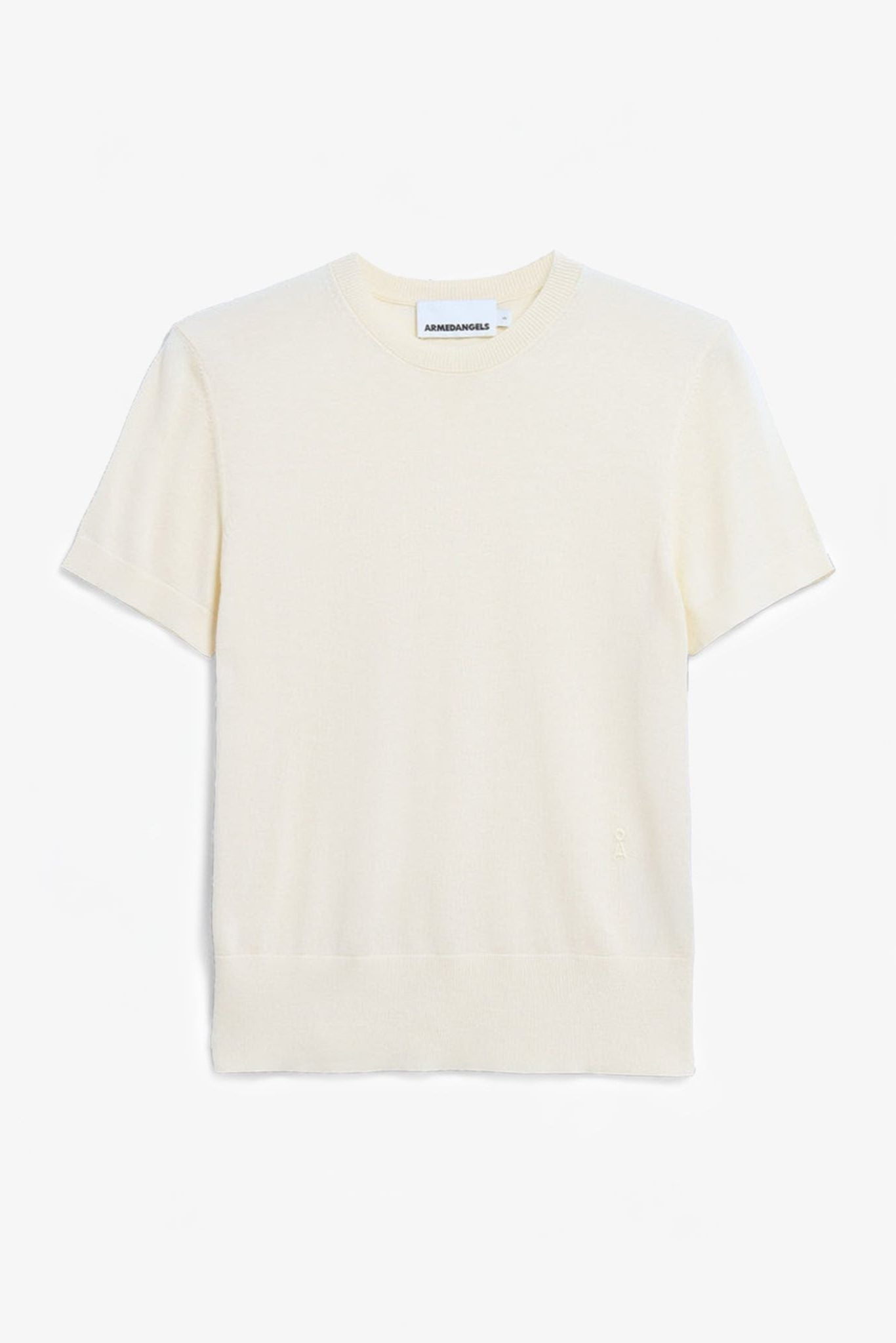 ARMEDANGELS - Fine S SL Knit Sweater - Oatmilk - BACKYARD