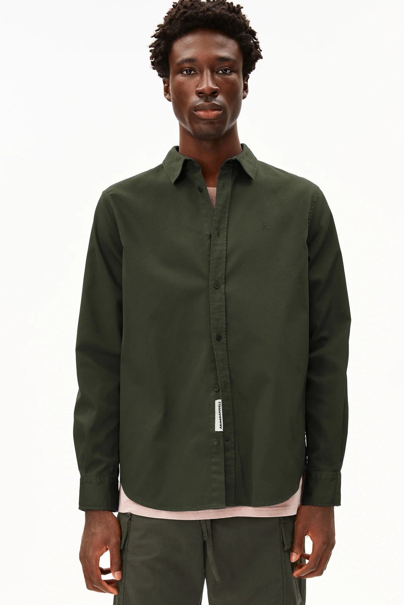 ARMEDANGELS - Giaalo Overshirt - Forest Pine - BACKYARD