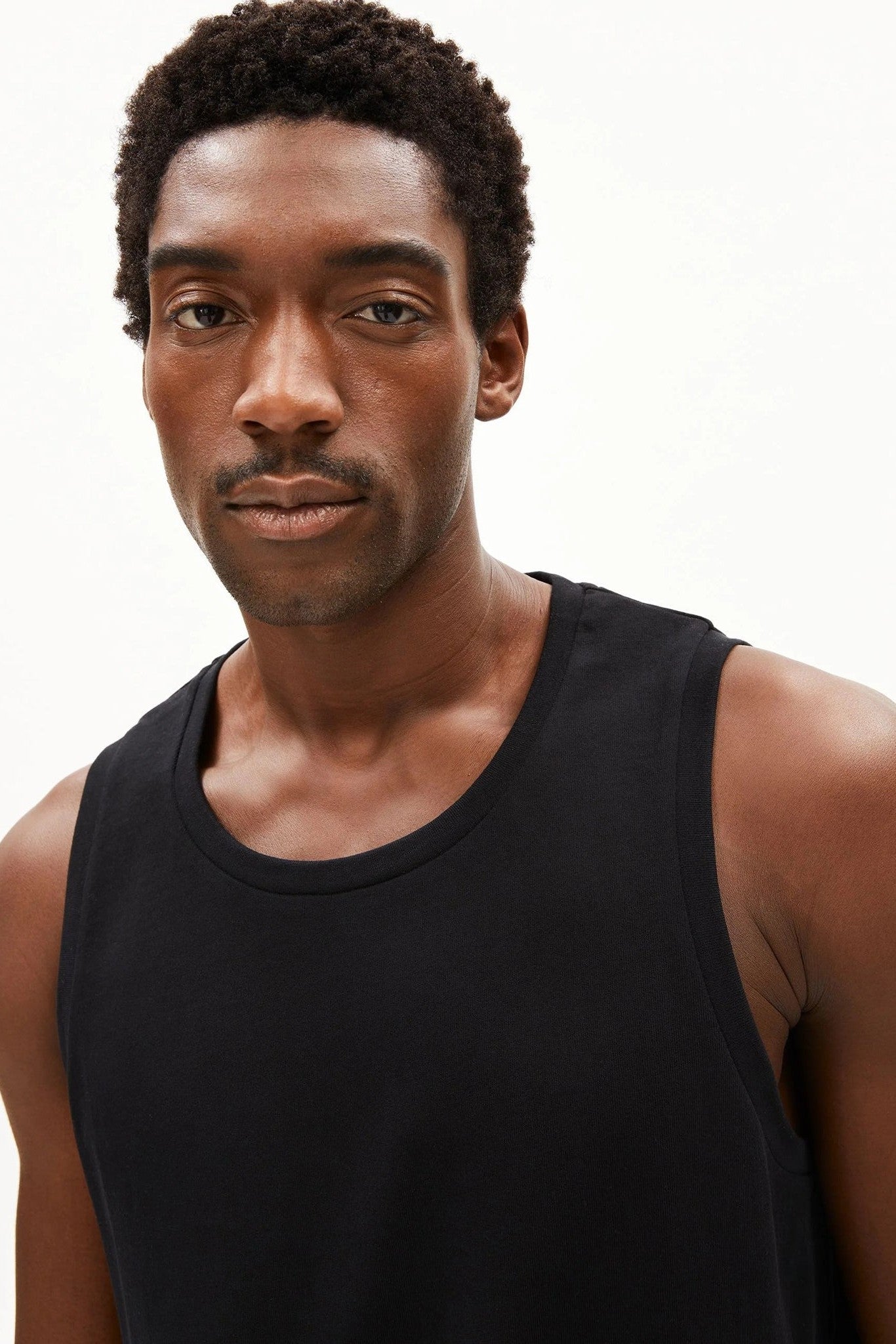 ARMEDANGELS - Heavy Weight Tank Top - Black - BACKYARD