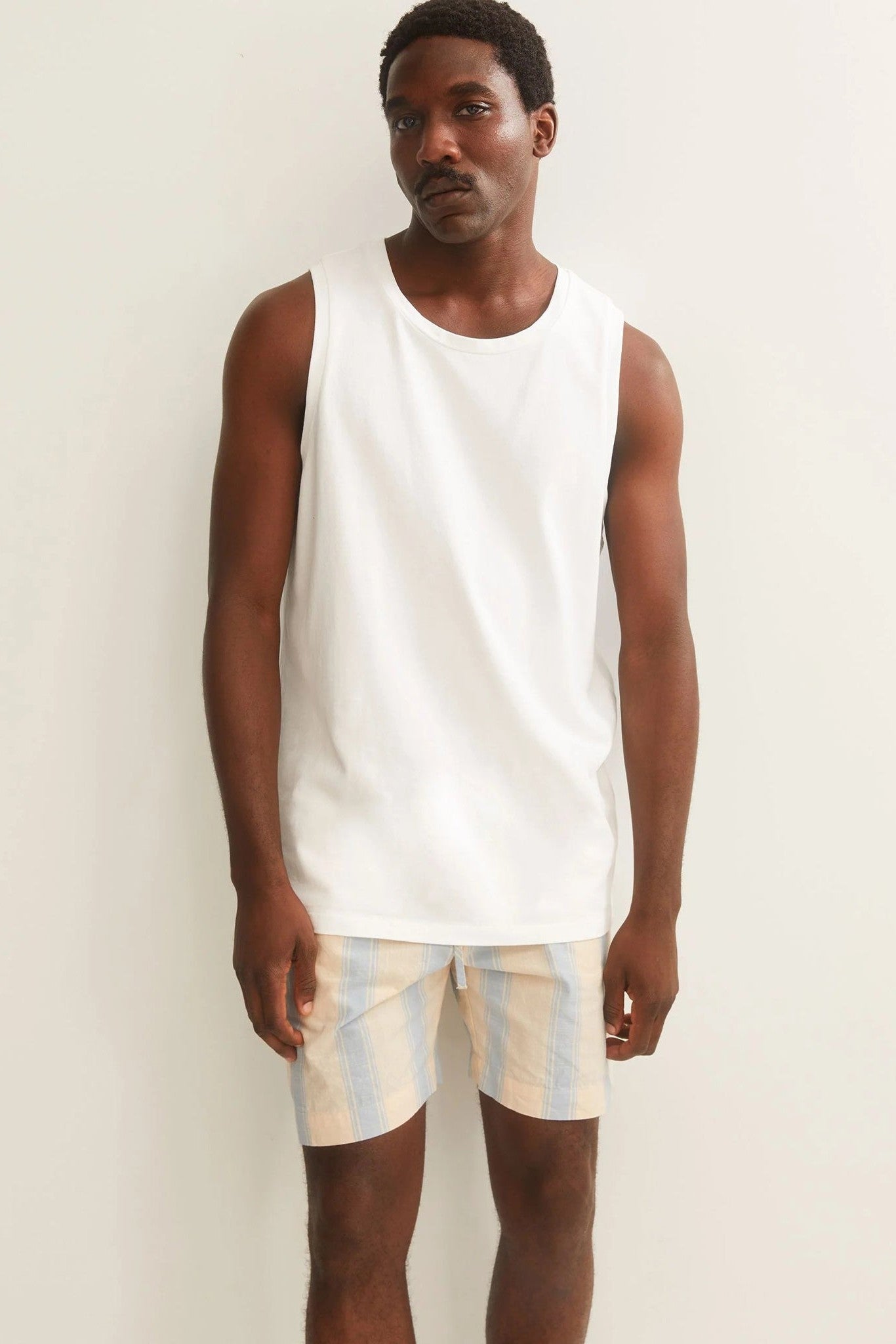 ARMEDANGELS - Heavy Weight Tank Top - White - BACKYARD