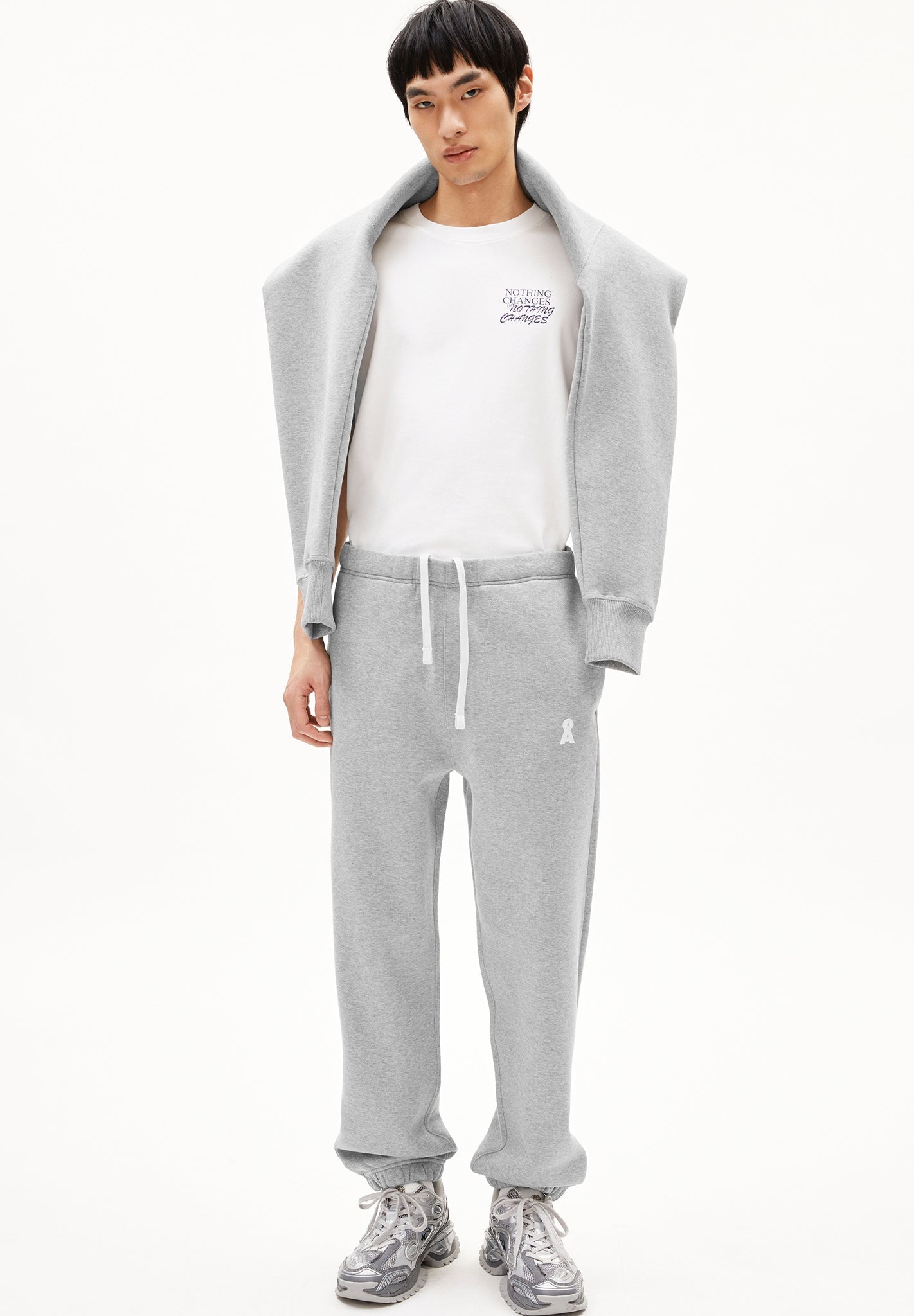 ARMEDANGELS - Iconic Å Baasti - Silver Melange - BACKYARD