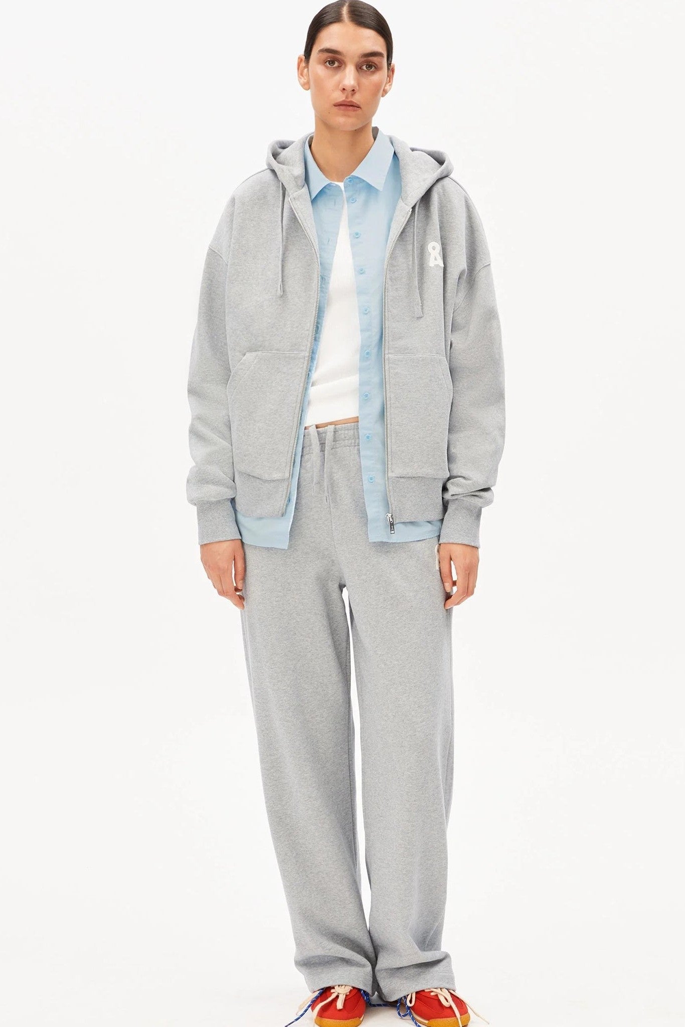 ARMEDANGELS - Iconic Å Rixamaa - Silver Melange - BACKYARD