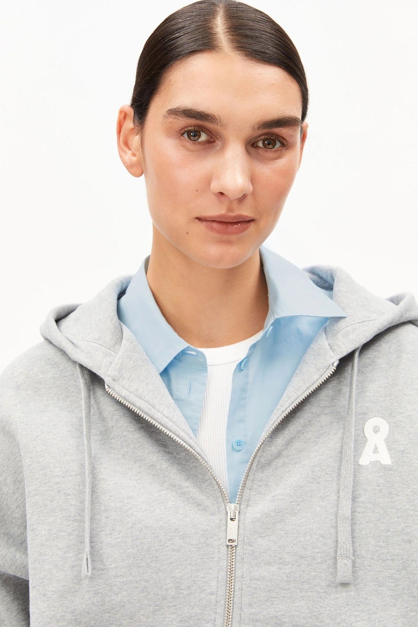 ARMEDANGELS - Iconic Å Rixamaa - Silver Melange - BACKYARD