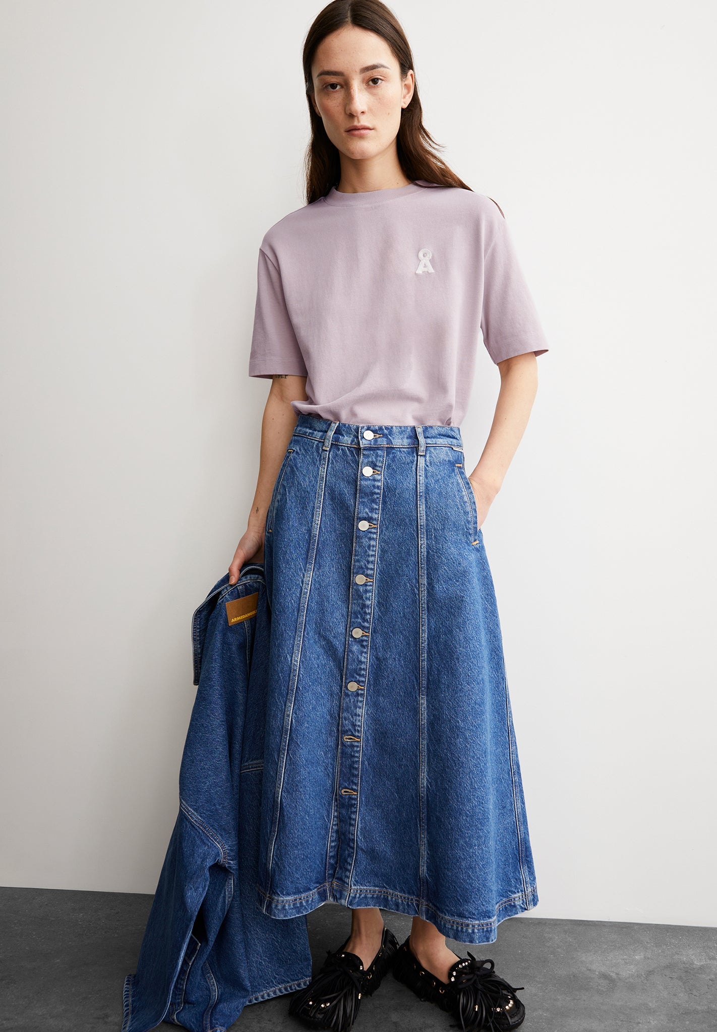 ARMEDANGELS - Iconic Å Tarjaa - Ice Grape - BACKYARD