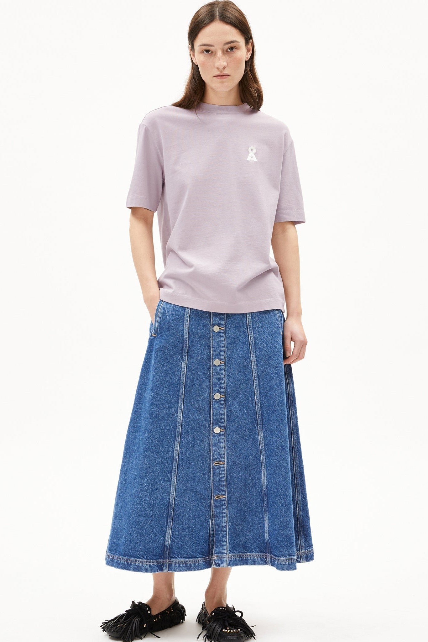 ARMEDANGELS - Iconic Å Tarjaa - Ice Grape - BACKYARD